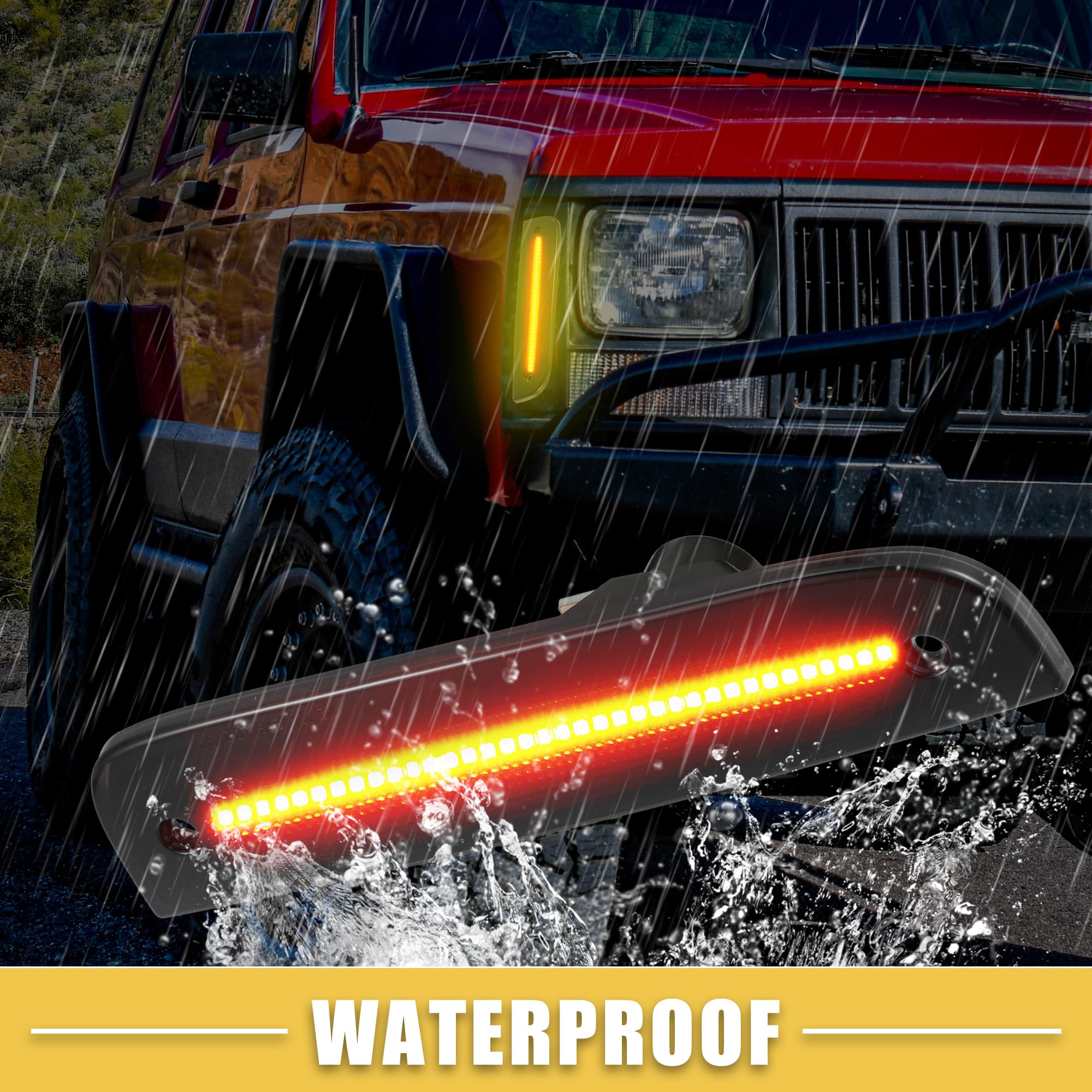Amazon.com: A ABSOPRO LED Side Marker Light CH2551118 Front Driver