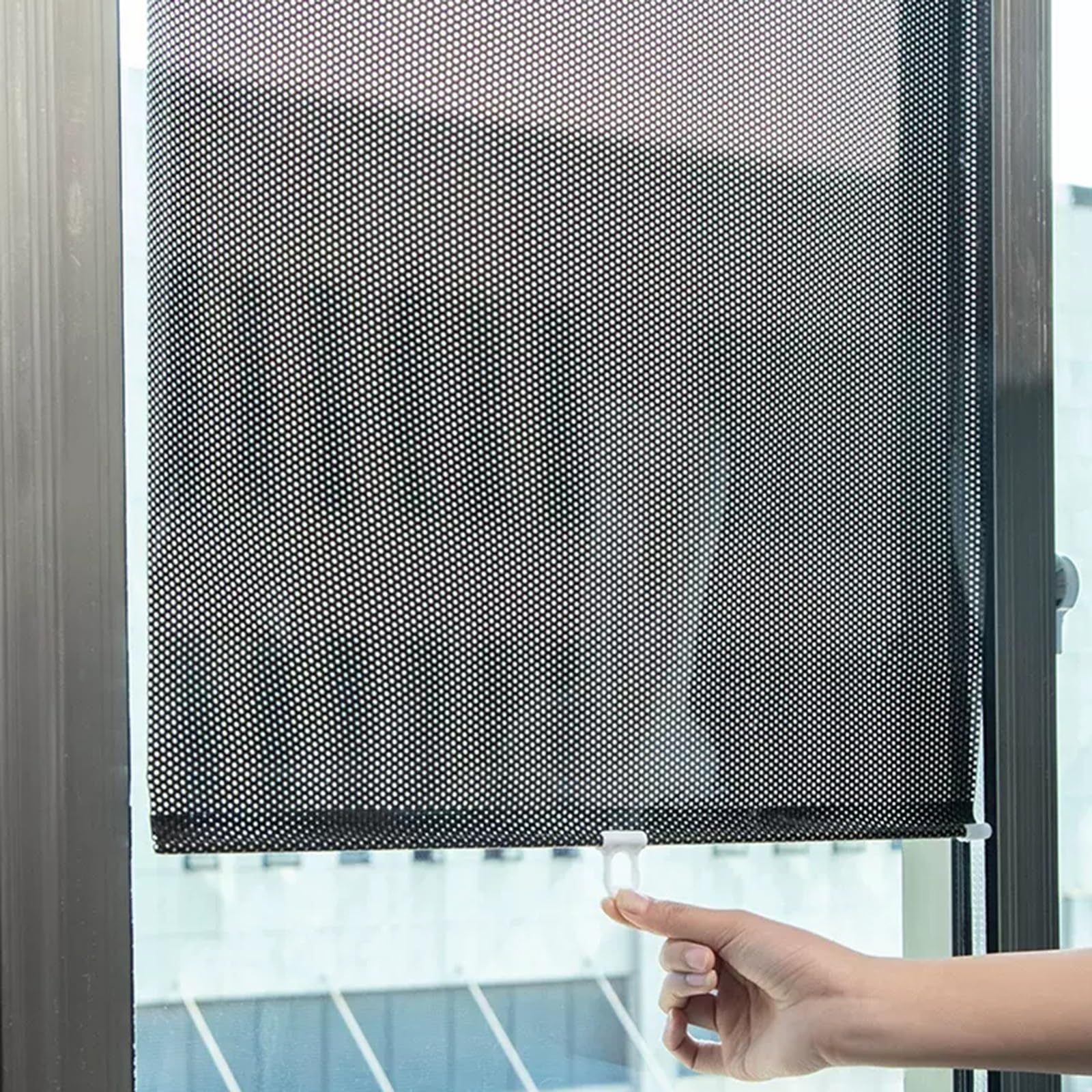 GTPBAO Blackout Roller Shades For Kitchen Study Bathroom, Thermal Insulated Window Blinds With Suction Cups, Customized Size(60x80cm/23.6x31.5in)