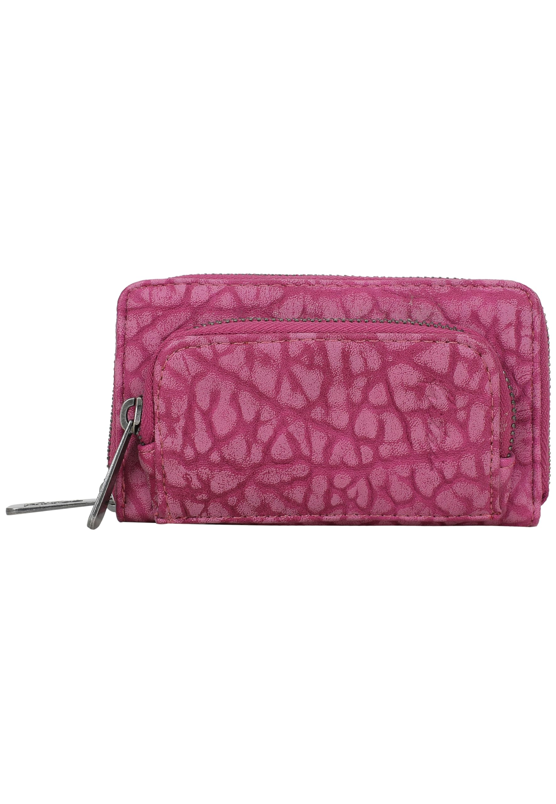 Fritzi WINI Matta Damen Geldbörse mit Reißverschluss 8 Kartenfächer Münzfach und Seitenfächern 8 x 14 x 4 cm – Beere, Orange, Beige, Schwarz