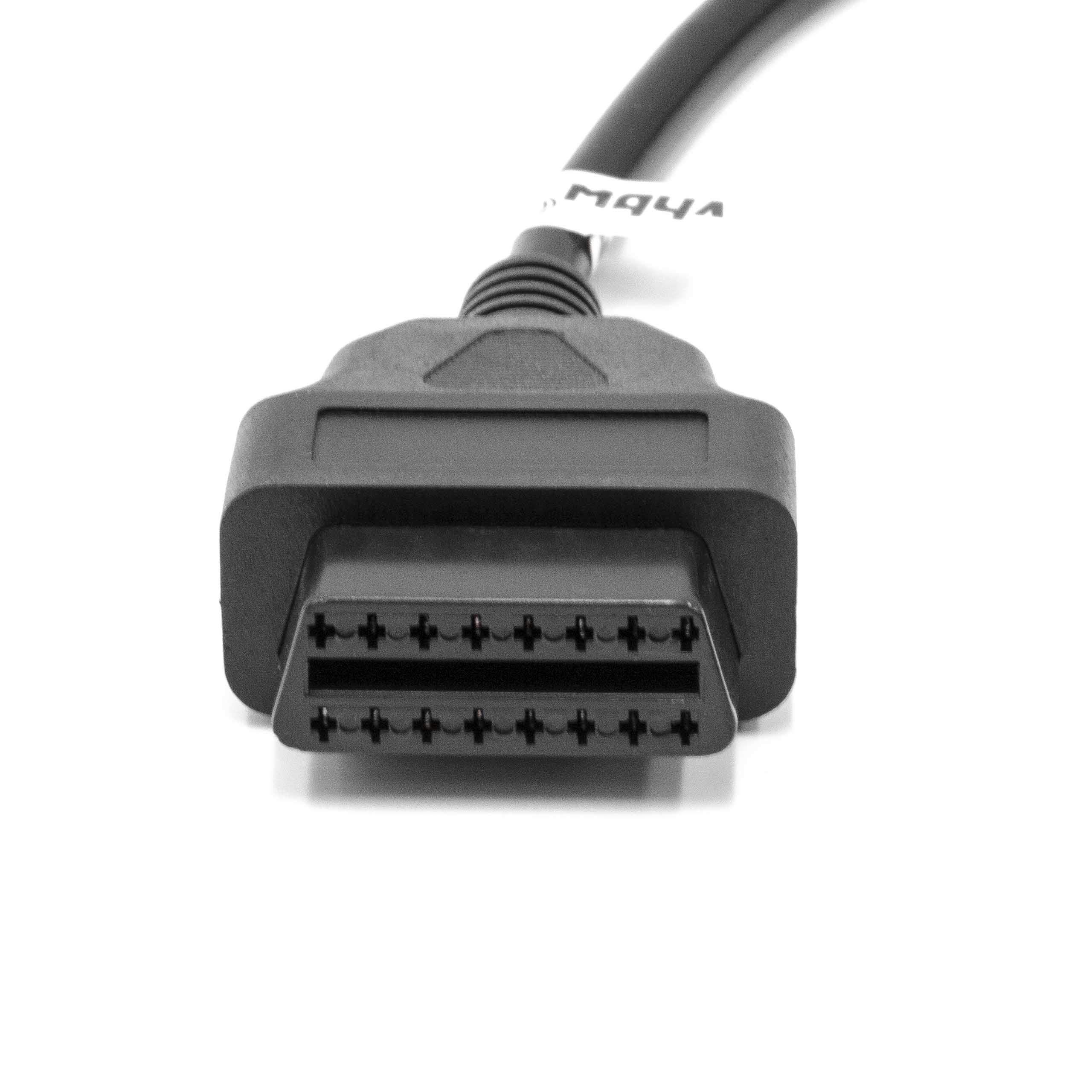 Vhbw Prolunga OBD2 Da Femmina A Maschio 16 Pin – Cavo Diagnostico 30cm Per Veicoli E Scanner - 4