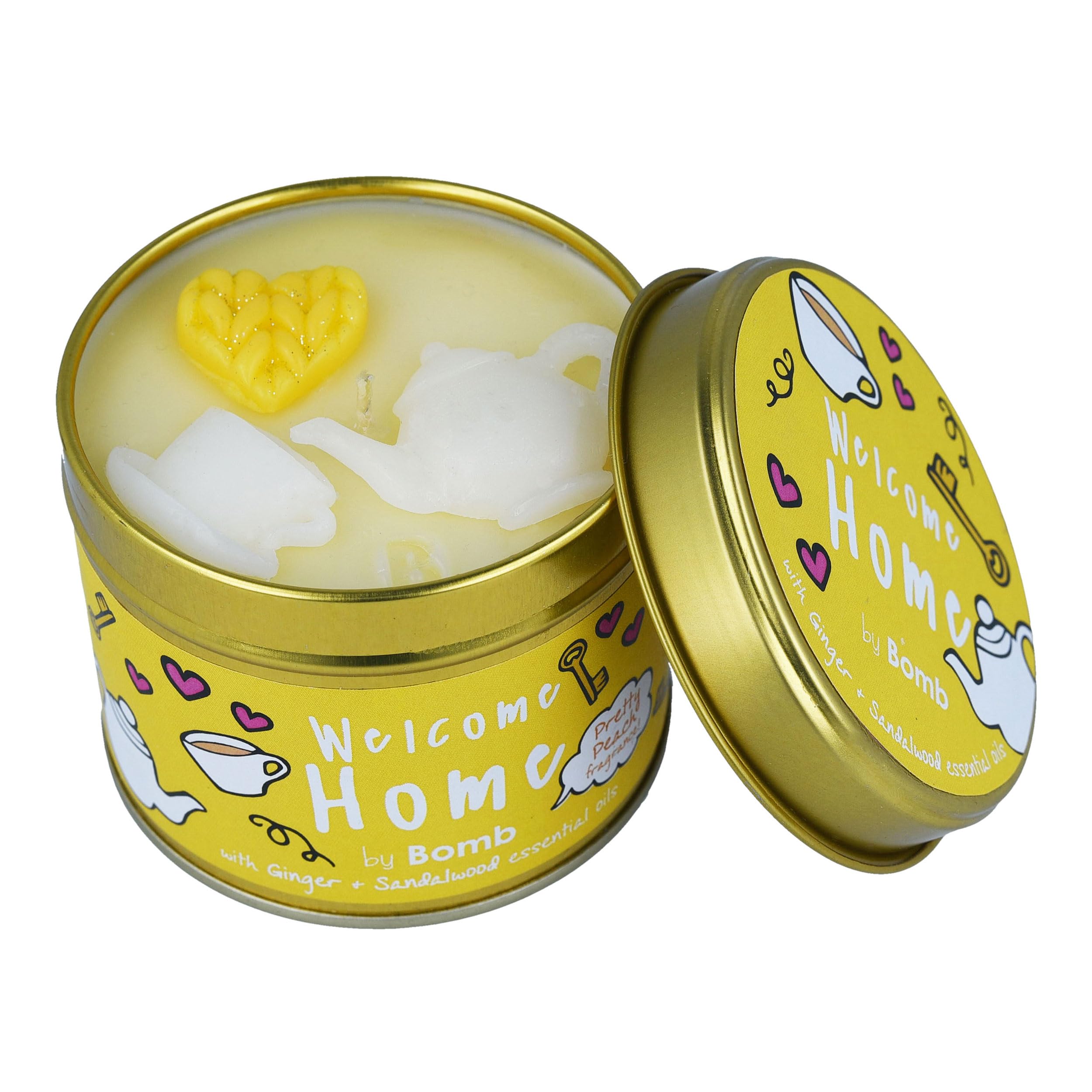 Bomb Cosmetics Welcome Home Scented Candle Tin