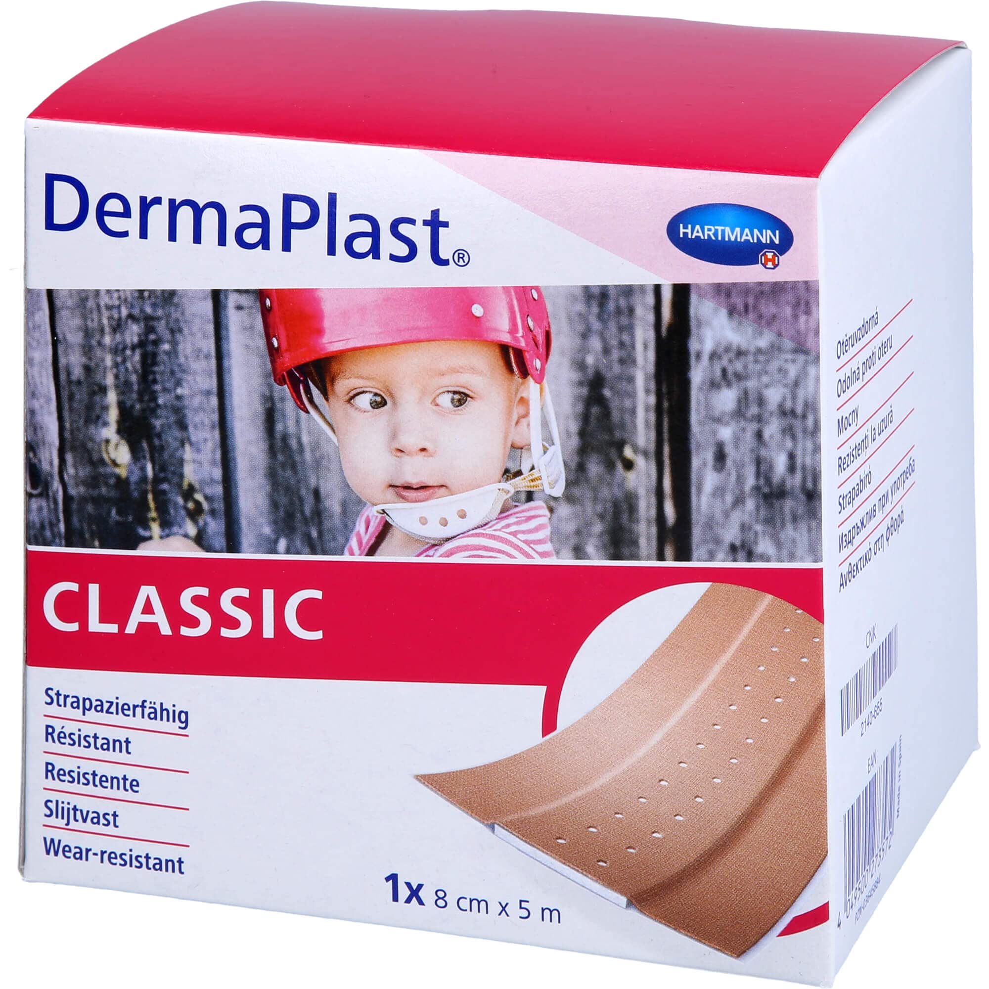 Hartmann DermaPlast Tessile Elastic Cerotto veloce ipoallergenico Rotolo 5 m x 8 cm