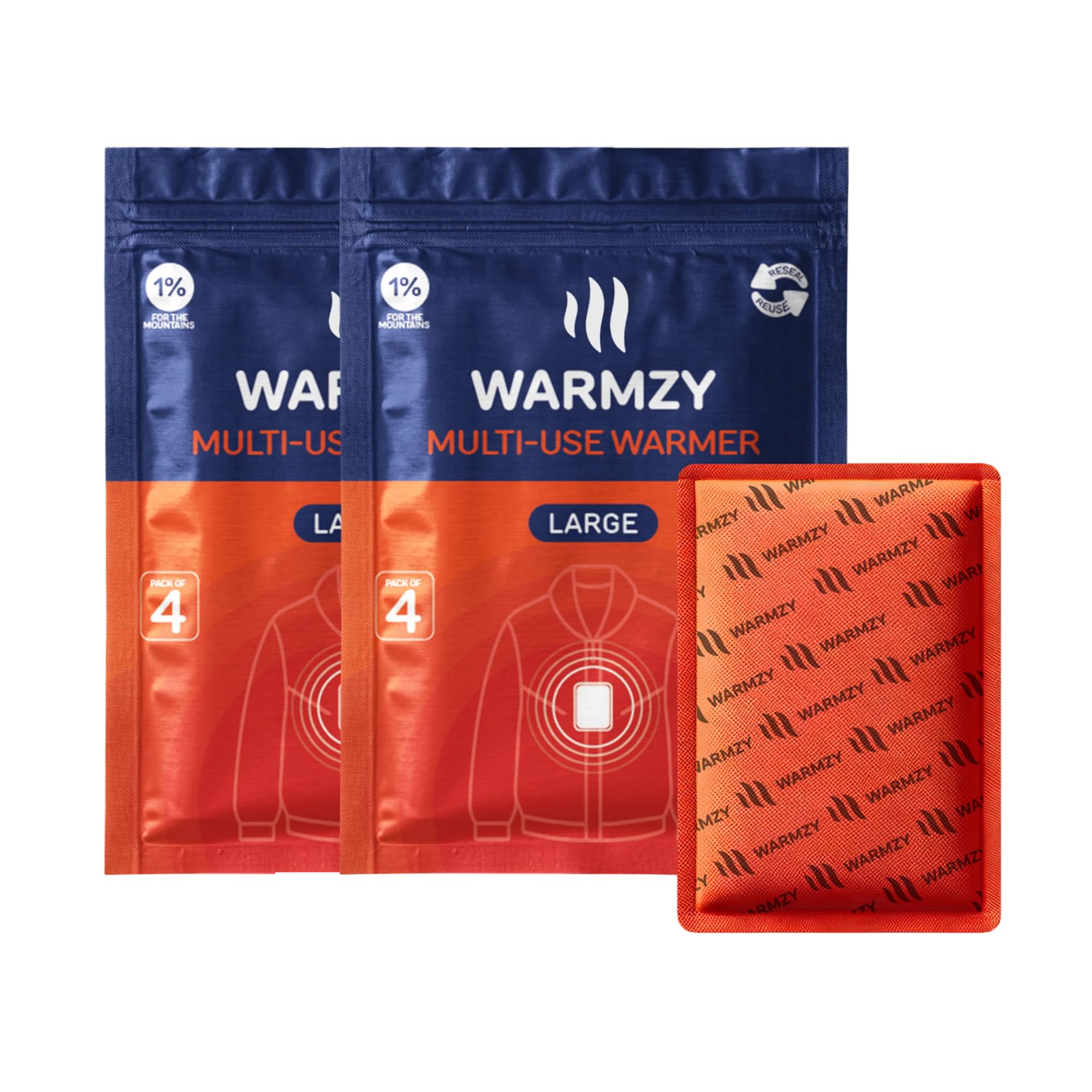Warmzy Multi-Use Body Large Warmer - 9+ Hours of Warmth, Reseal & Reuse Within 24hrs, Odour Less Long-Lasting Heat for Outdoor Activities, Air Activated, Winter Trekking Essentials (8 Pc)-image-28