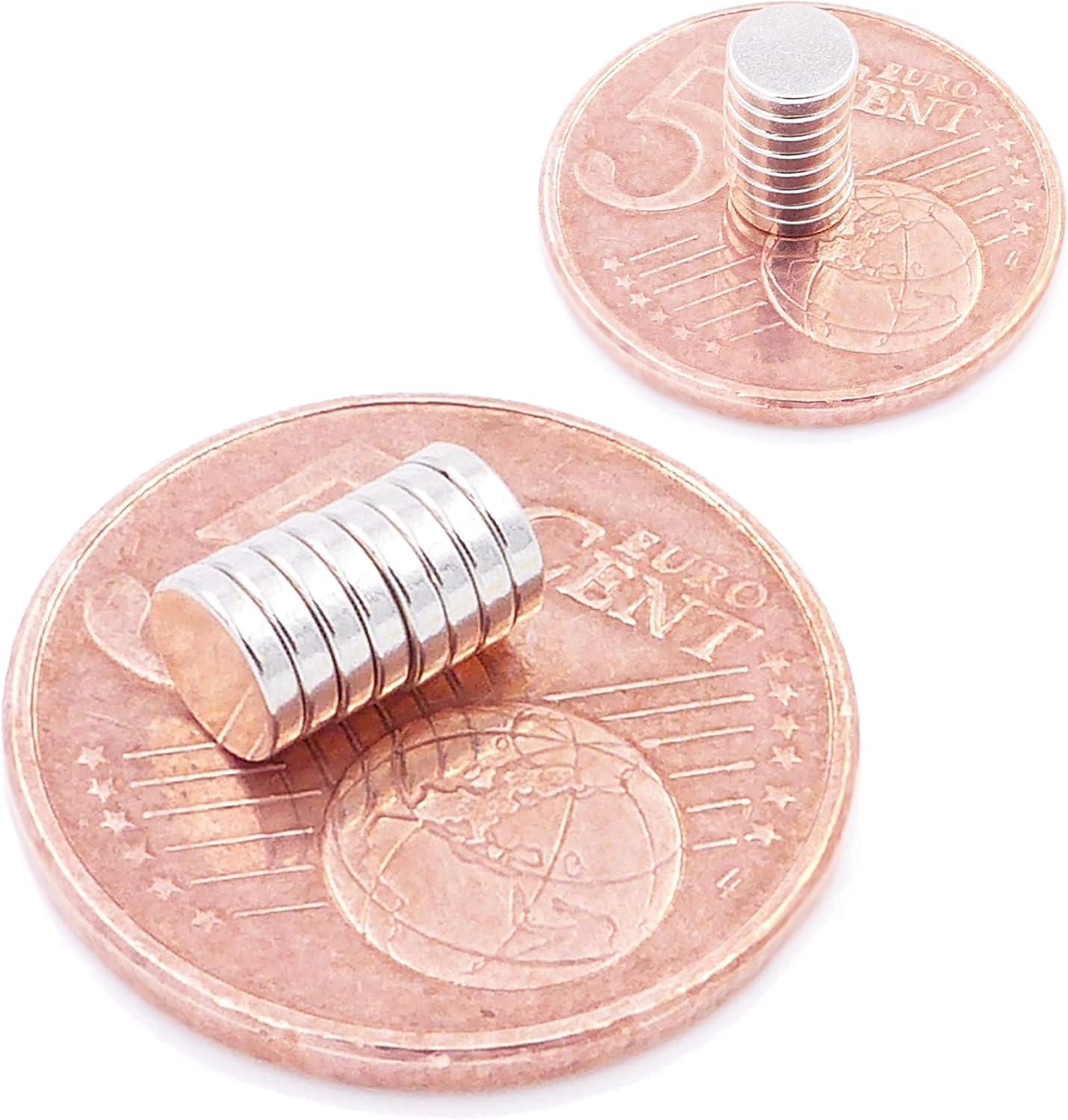 Brudazon 50 Mini Scheibenmagnete N52 - Ultrastarke Neodym Magnete Für Basteln & Modellbau