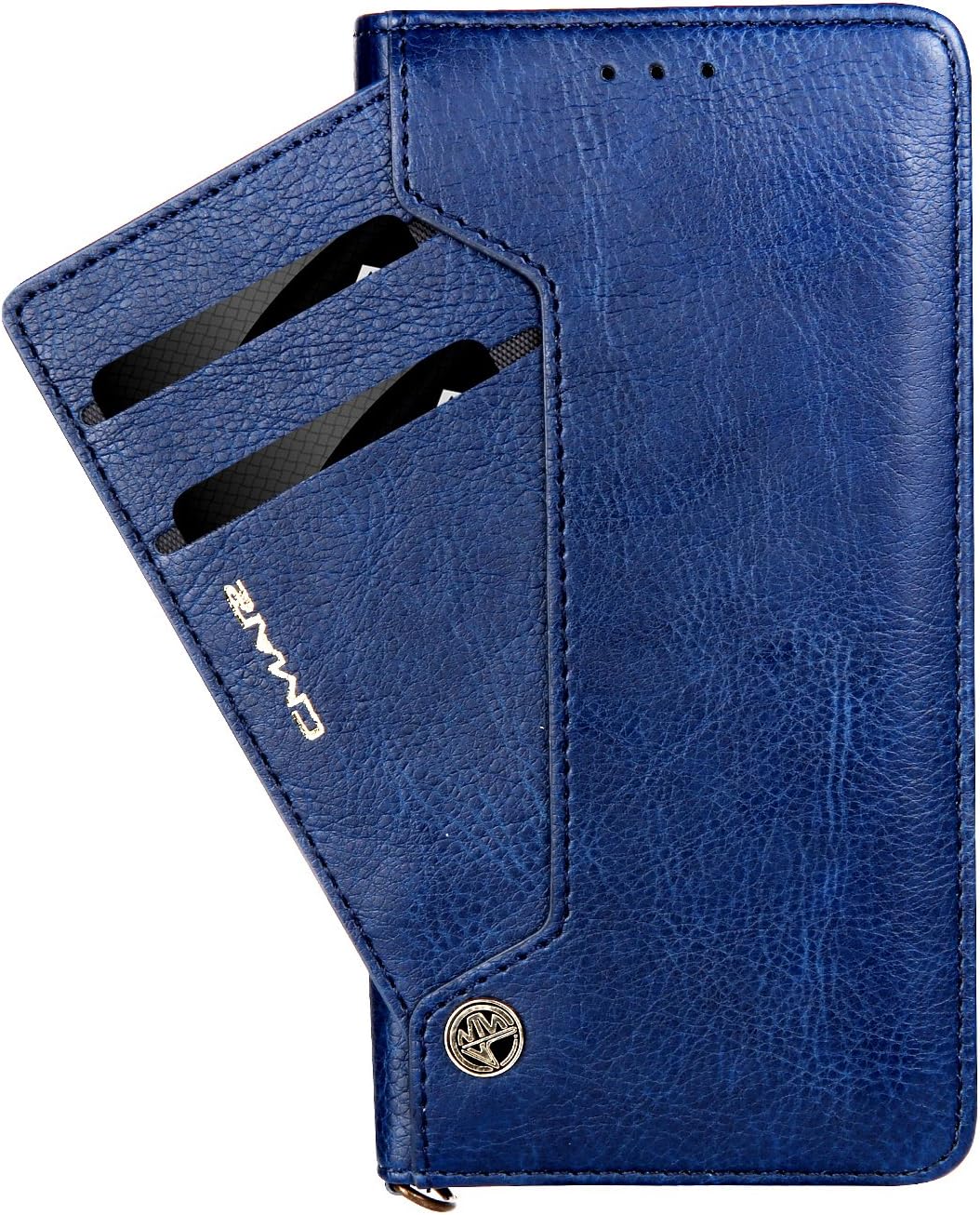 Flash Deals - 40% OFF Drool iPhone 7 Case,iPhone 8 Case, [Lichee Pattern] PU Leather Flip Wallet Case,iPhone 7/8 Case with Picture& Card Slots Cash Pockets + Kickstand (iPhone 7/8 Blue)