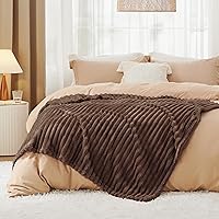 Vista 158 de Bedsure GentleSoft Twin Blanket for Couch - Cozy Soft Blankets for Women, Cute Small Fleece Throws for Girls, Light Grey, 60x80 Inches