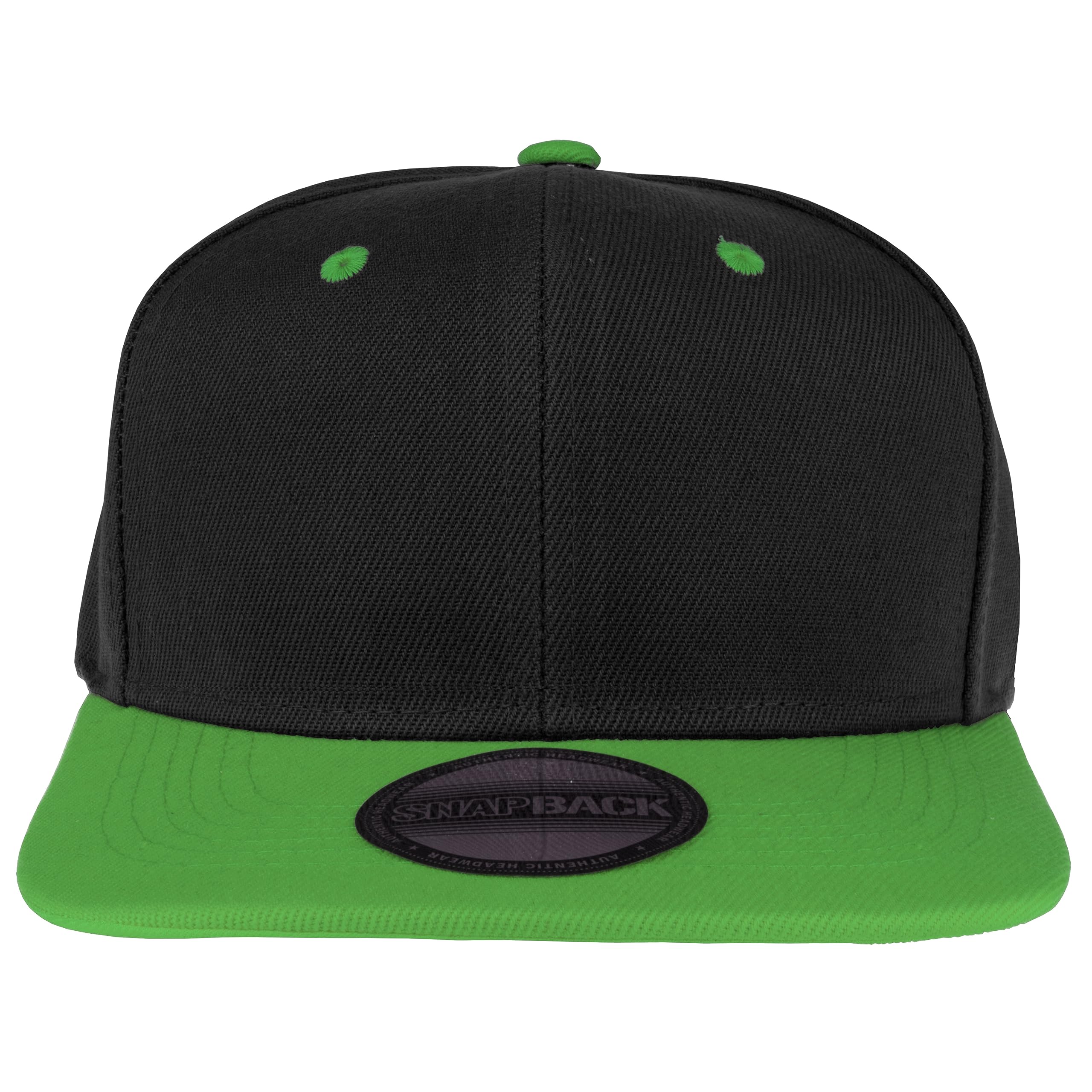 Gelante Sombreros de béisbol con visera plana para hombre, ajustable, en blanco liso