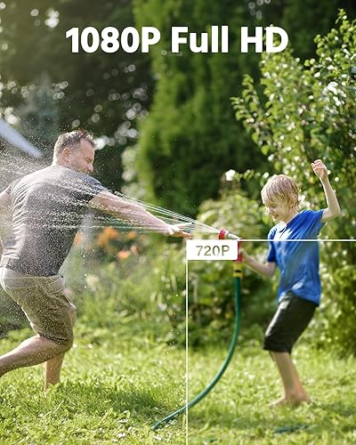 Miniatura 2 de ANNKE Cámara de vigilancia de seguridad HD-TVI de 1080p para sistema de CCTV casero, cámara BNC Bullet de 2MP con visión nocturna estupenda de 100