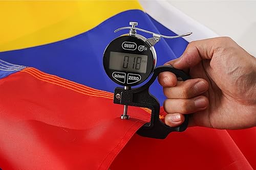 Miniatura 5 de FRF FLAG Bandera colombiana de 3 x 5 pies, bandera de Colombia de nailon 210D, bandera de Colombia para exteriores, con 2 ojales de latón y 4 filas