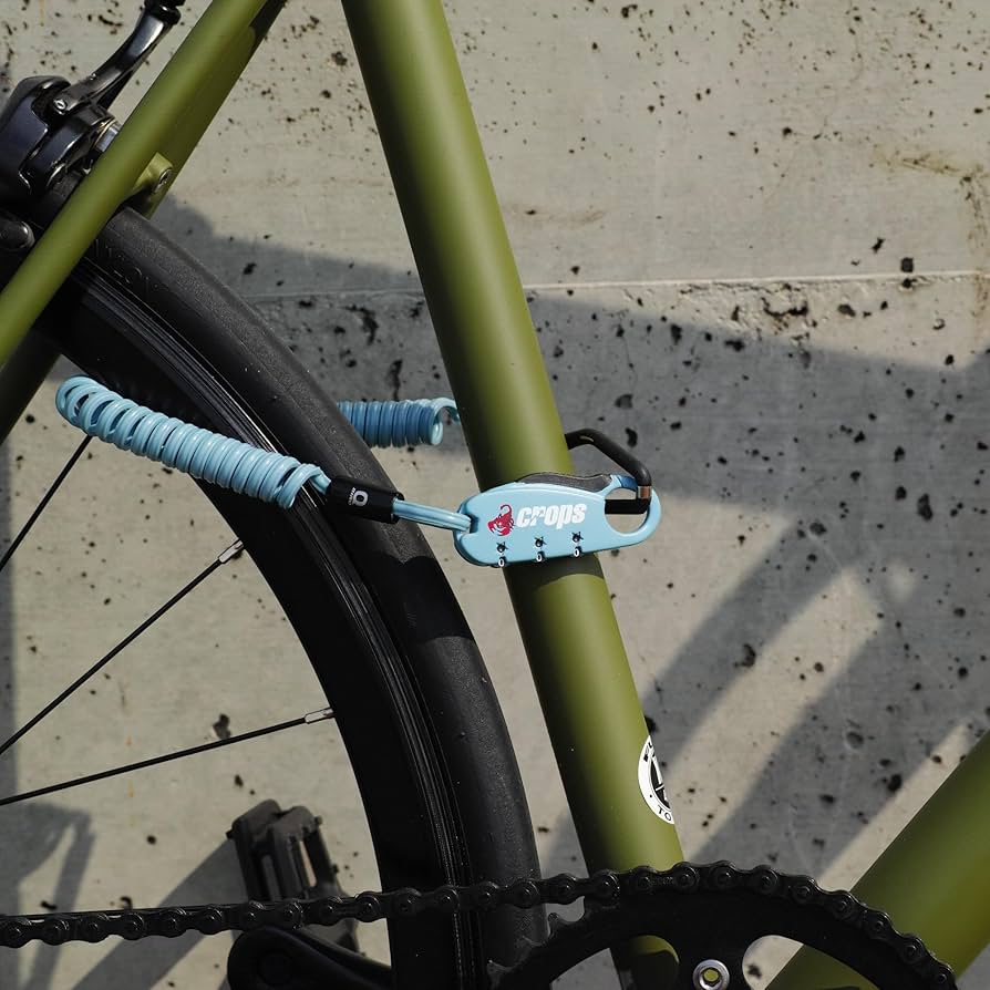 rippy商品です Amazon | クロップス(crops) 形状記憶ケーブル 自転車ロック Q