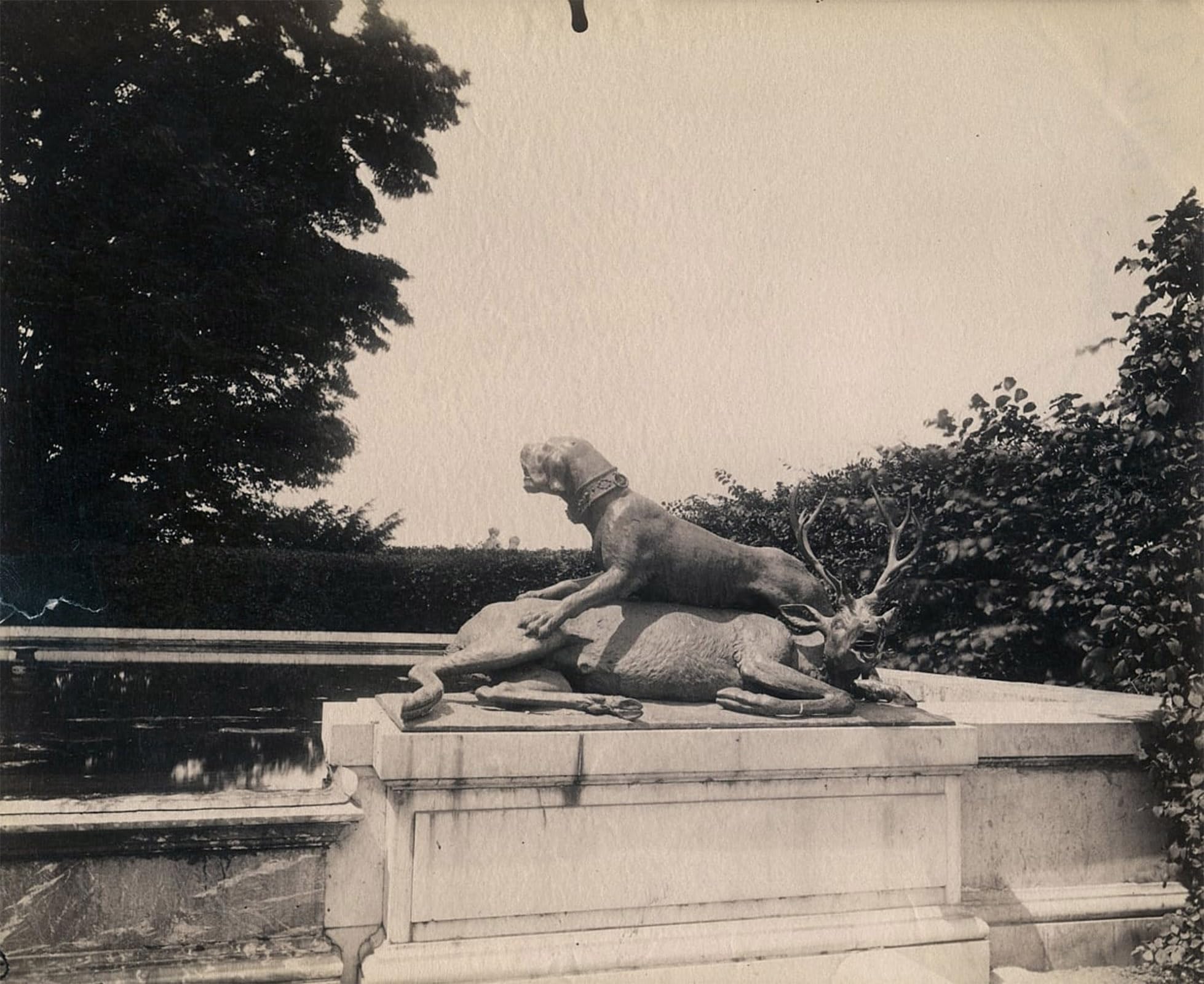 POSTERIIk Famous Animal Posters Vintage Picture Versailles Chaste Venus by Eugène Atget Modern Wall Decor for Home Decor 60x90cm