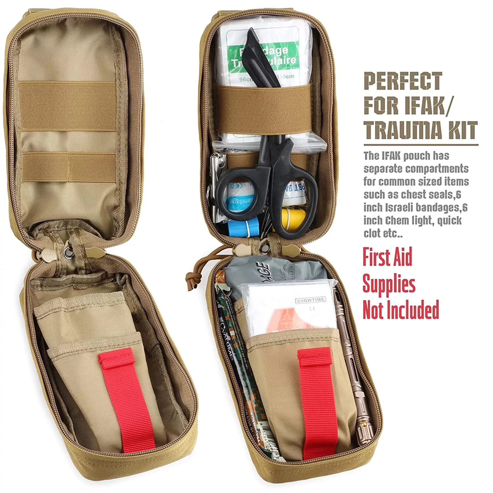 Plecak turystyczny Molle taktyczna saszetka biodrowa Survival apteczka pierwszej pomocy wojskowy EDC Pack etui na zewnątrz armii zestaw medyczny pas biodrowy plecak myśliwski