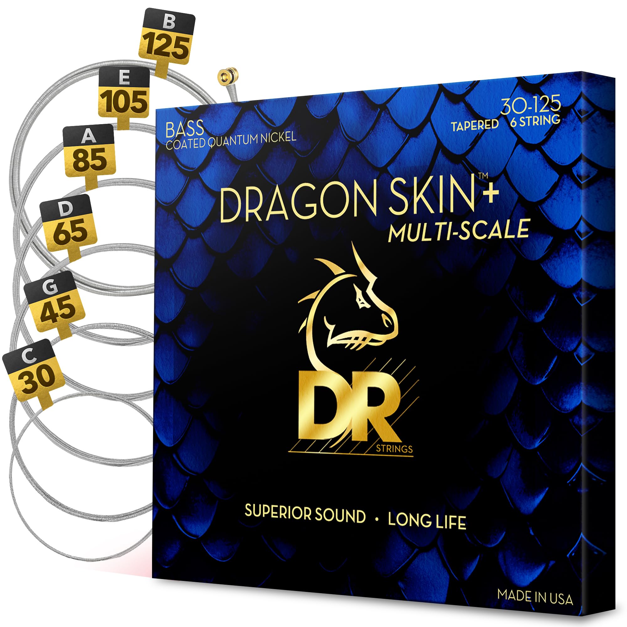 DR Strings Dragon Skin+ Coated