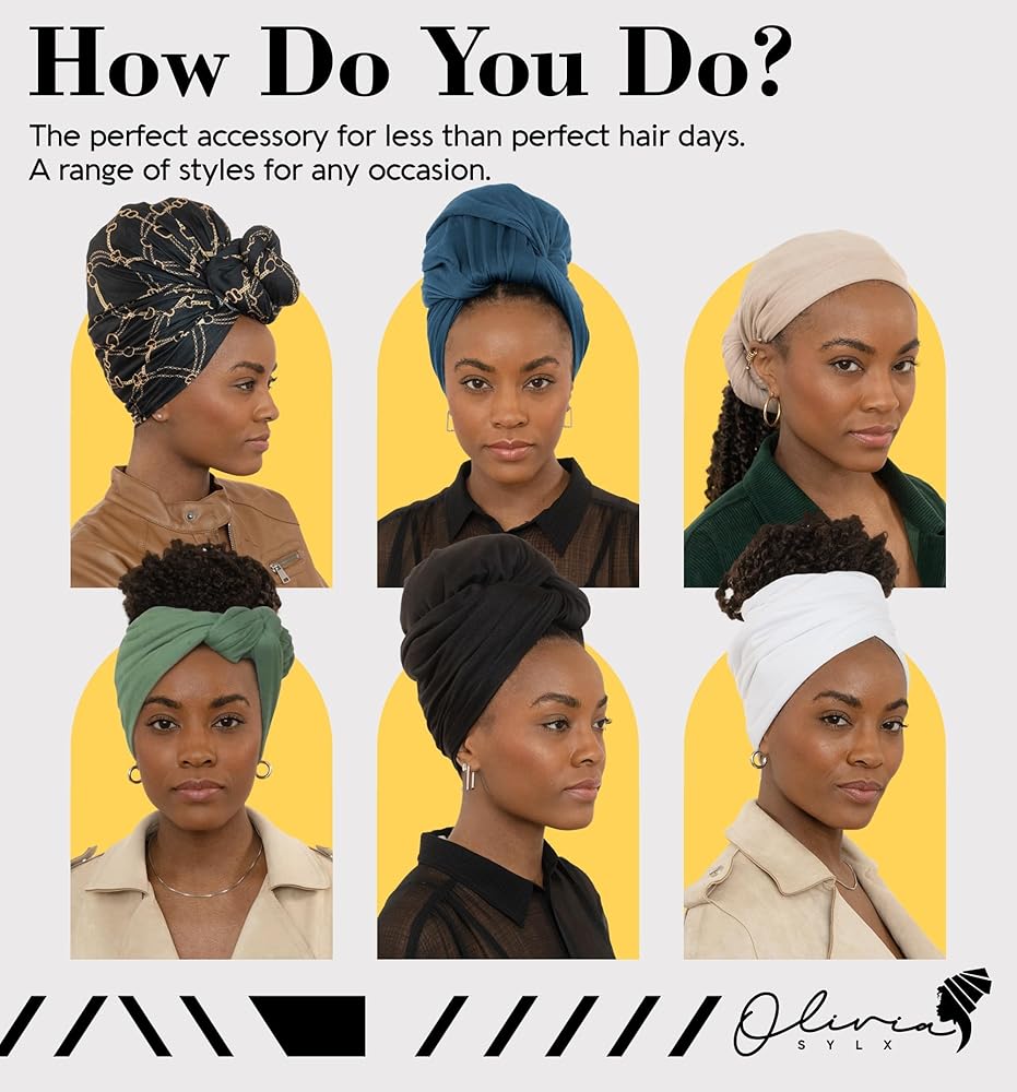 Copricapo africano cappello a cuffia turbante per le donne