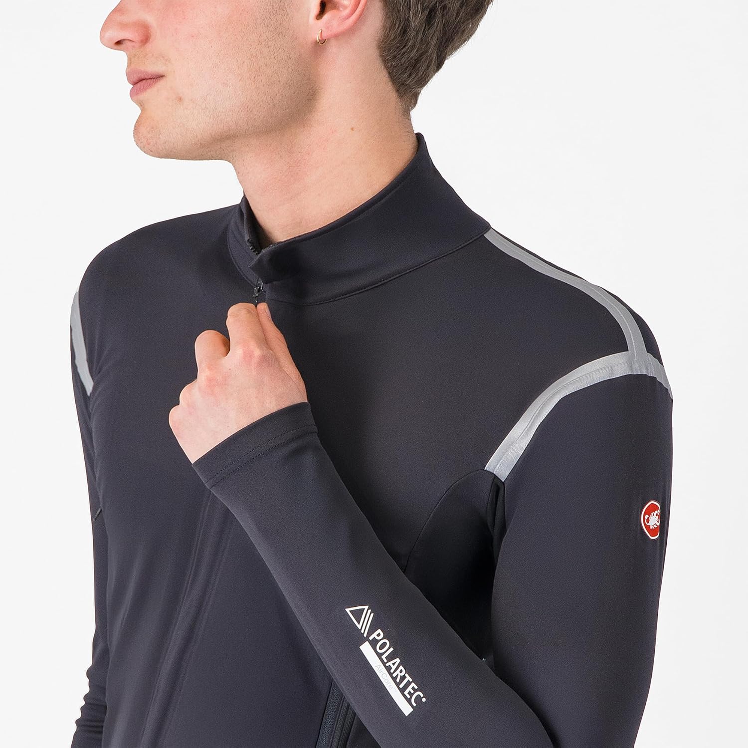 CASTELLI Men’s Perfetto RoS 3 Jacket, Windproof, Water-Resistant & Breathable Protection for Cool to Cold Rides - Image 3