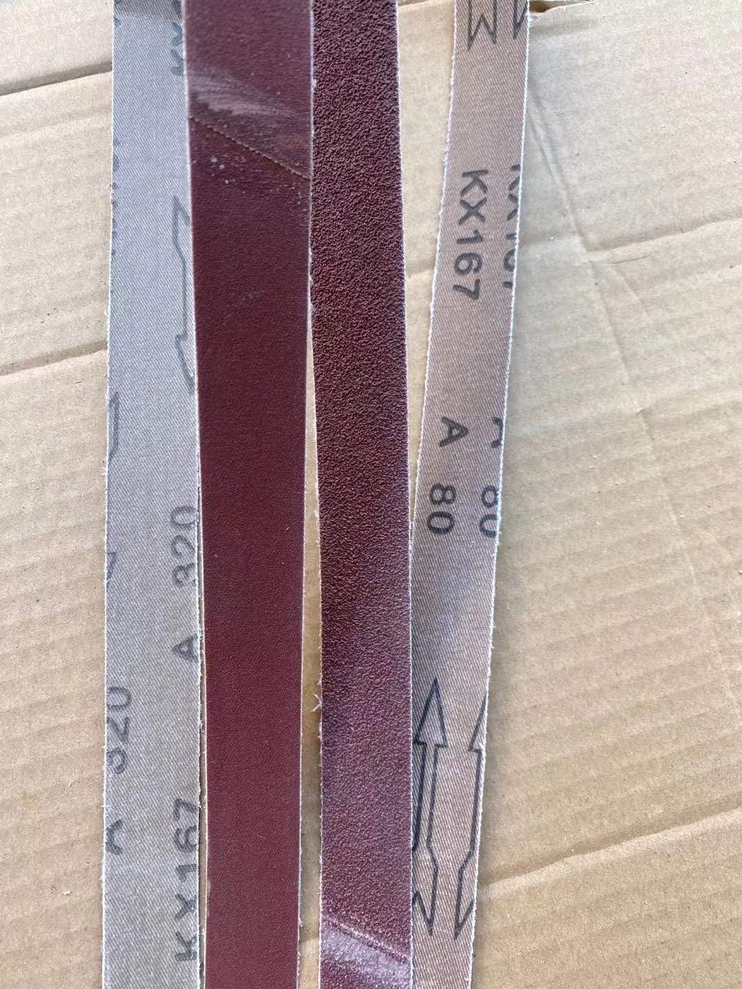 Belt Sander Paper, 10pcs 1060 * 25mm Sanding Belt 40-1000 Grit Aluminium Oxide Sander Grinder Belt Accessories for Polishing Grinding(400#)