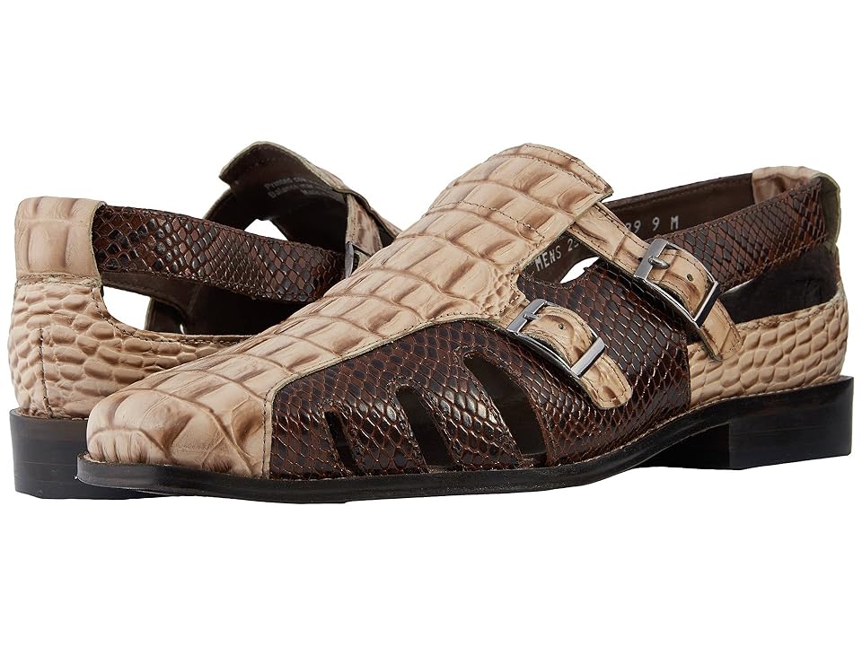 

Stacy Adams Seneca Fisherman Sandal (Natural/Cognac) Men's Shoes