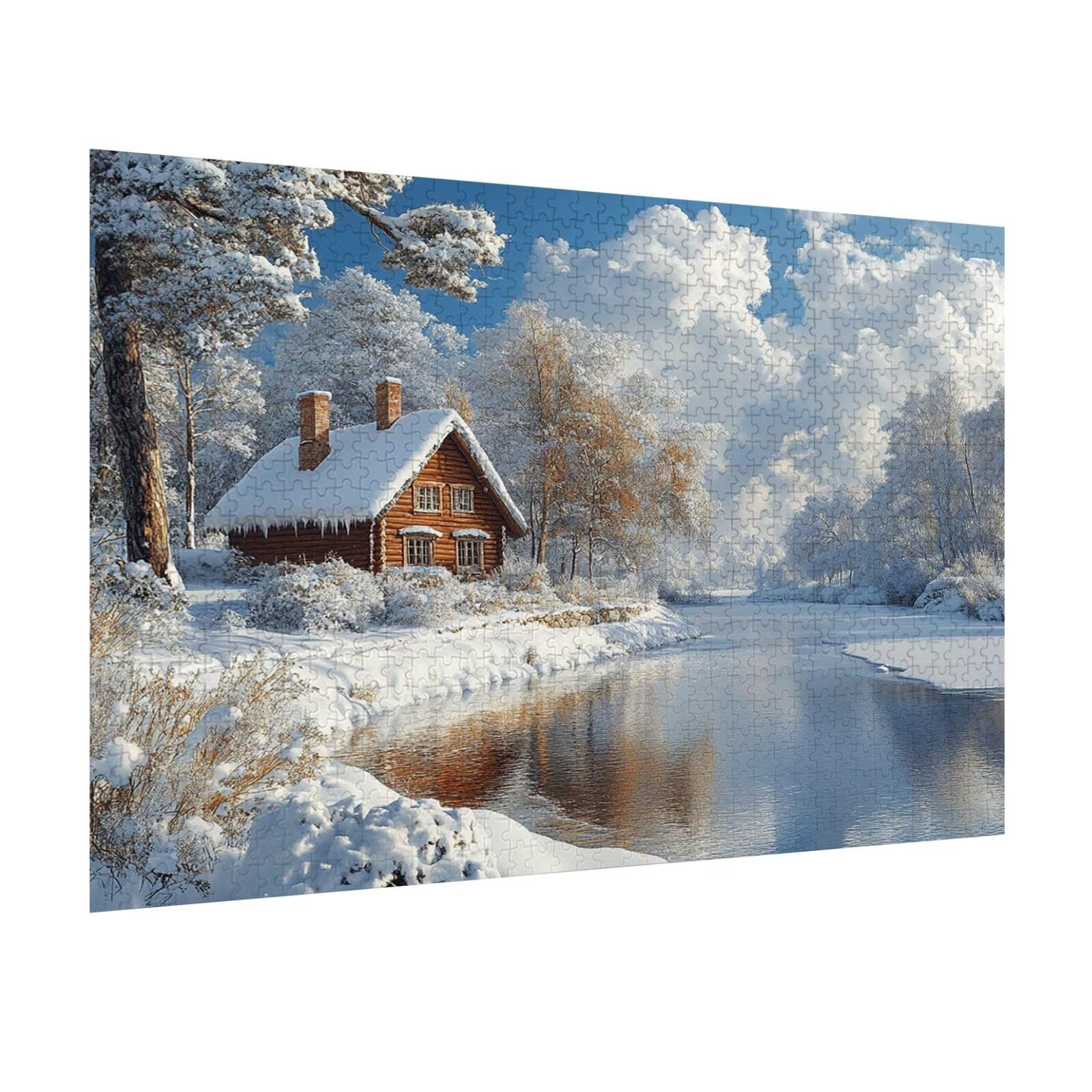 Puzzle 6000 Pezzi inverno Puzzle Classici per Gioco Familiare, n-111 | Impossibile Puzzles, Intrattenimento Creativo, Rilassamento Intelligence, Regalo per Amore e Amico, Decorazioni Casa, Foreste