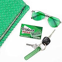 Vista 6 de Trident Mega Spearmint - Goma de mascar sin azúcar, 9 paquetes de 10 unidades (90 unidades en total), 10 unidades (paquete de 9)