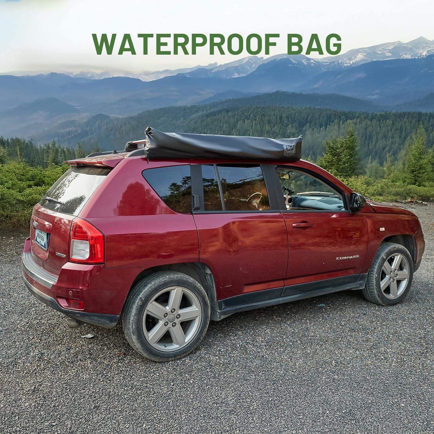 TIMBER RIDGE 19x9.8ft Rtractable Vehicle Awning & 10 Pack Tent Stakes,