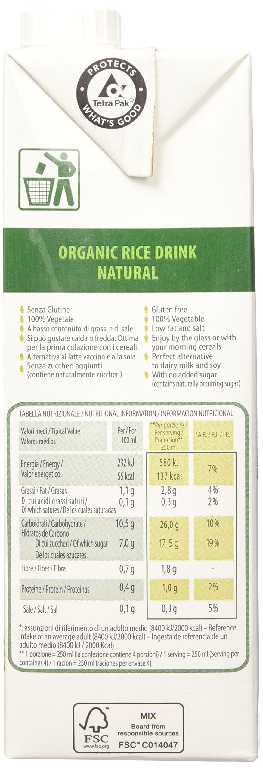 Vitariz Bevanda Di Riso Nature - 1000 gr