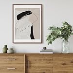 18x24 Post Frames, Solid Oak Wood Picture Frames, 18 x 24 Wood Picture Frame Wall Mounted, Tempered Glass, 18x24 Frame Matted to 16x20