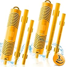 Spa in-Filter Mineral Sticks Parts for Hot Tub Filter Cartridge, Last for 4 Months, Yellow, 2PCS