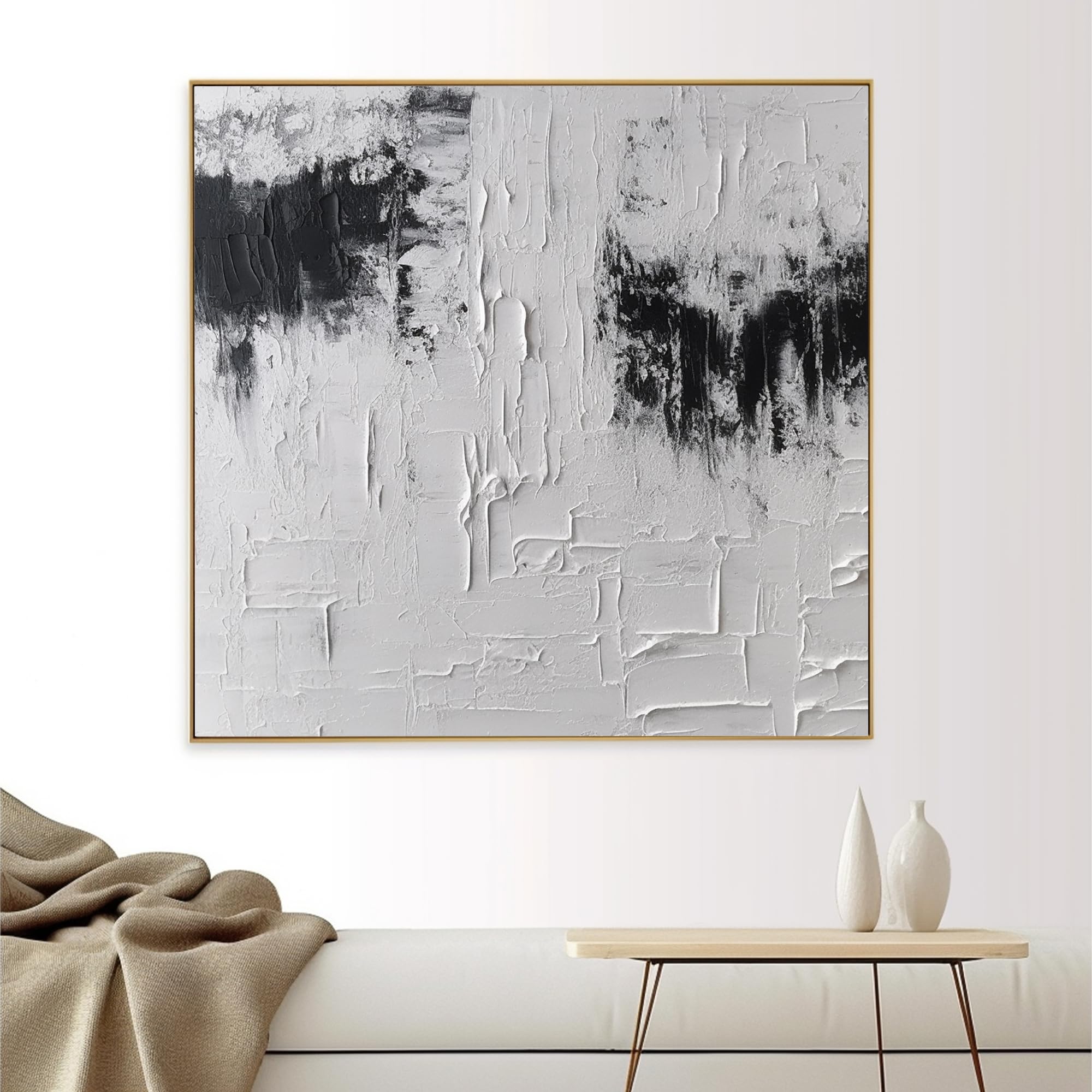 Amazon.com: Unique, Original, hand painted, 3D texture wall art