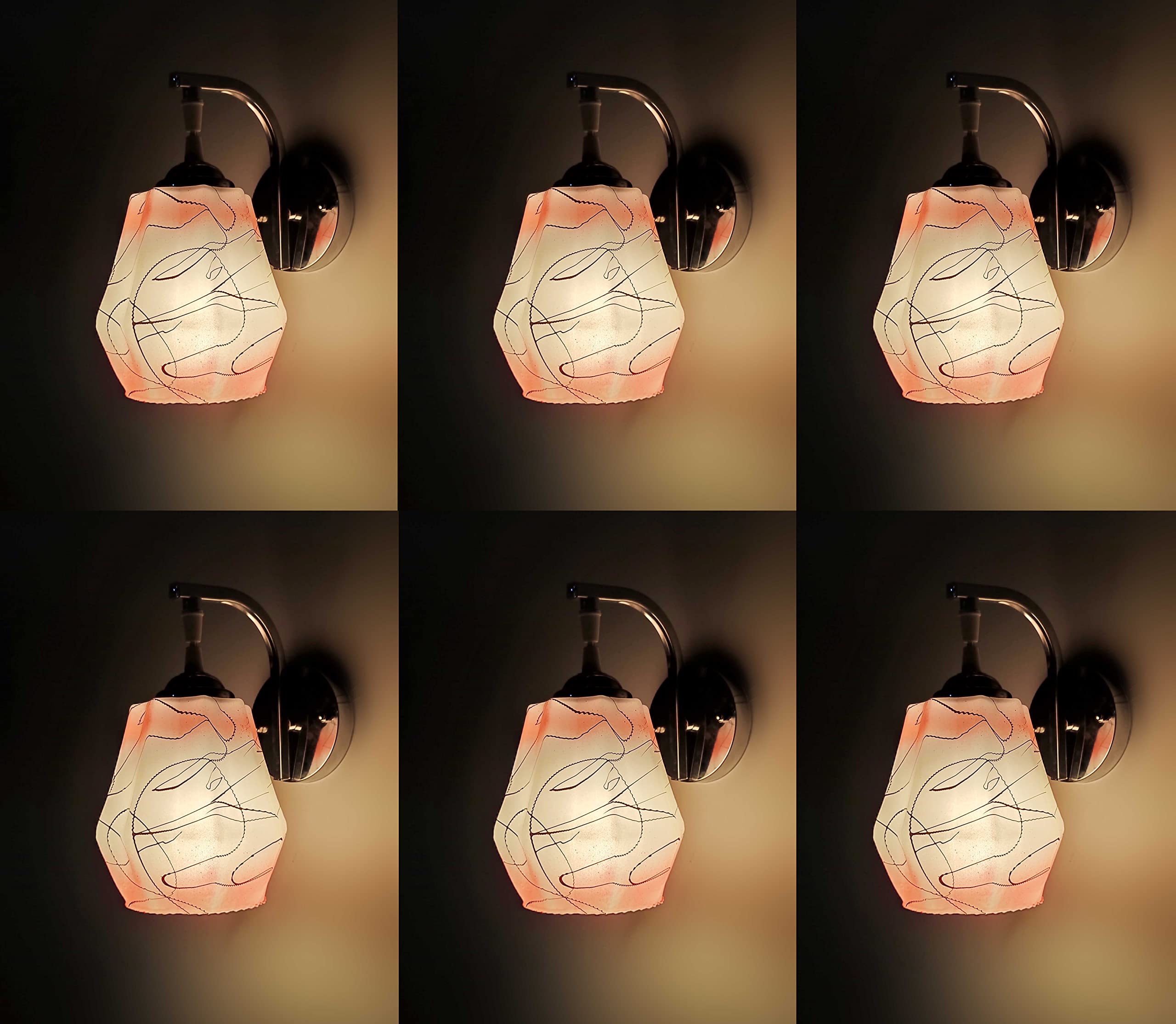 Frost Flower Wall Lamp - Modern Transparent Design -14