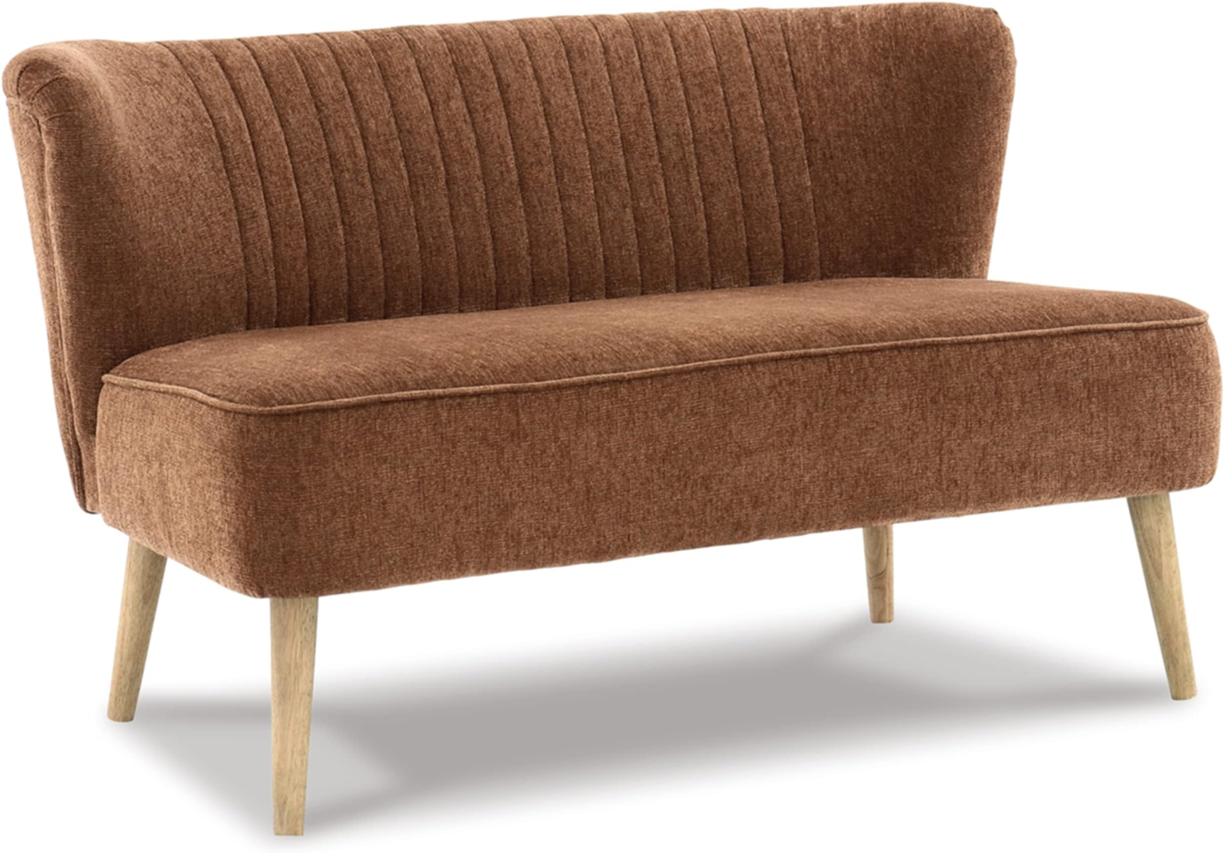 Signature Design by Ashley Collbury Mid-Century Modern Accent Bench, Brown