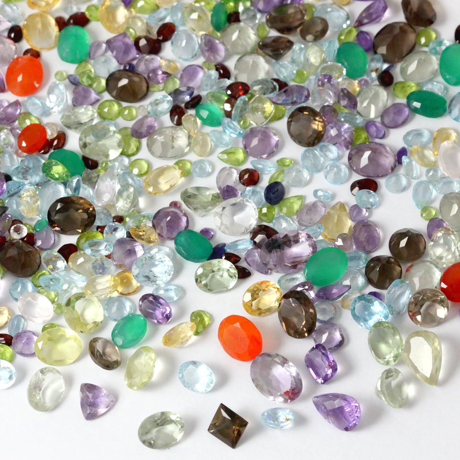 Mixed Full Faceted Gemstones - Natural Mined Loose Gemstone Lot - Wholesale Gems Mix - comes with Certificate of Authenticity
