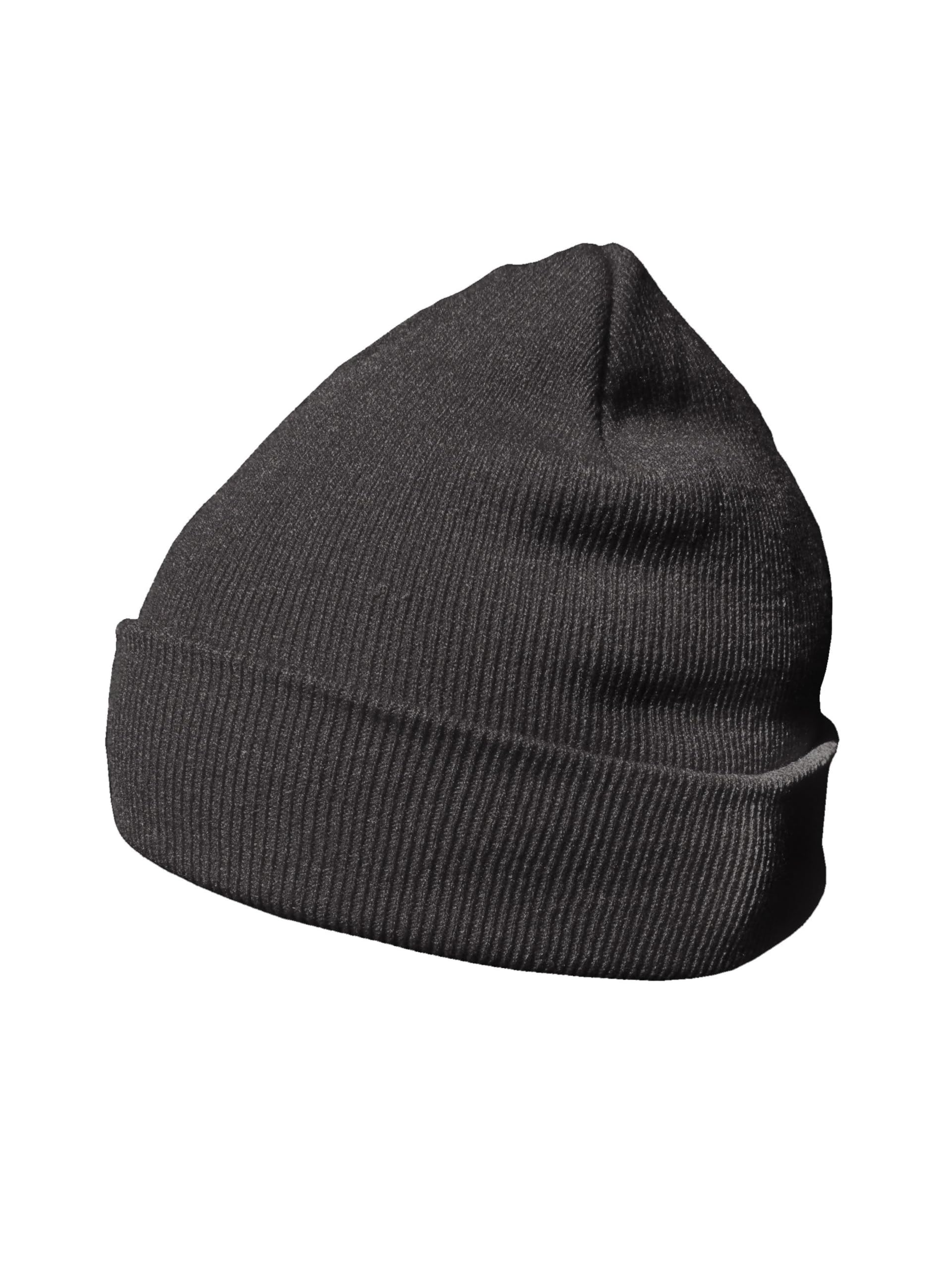 DonDon Mütze Herren Mütze Damen Wintermütze Beanie klassisches Design