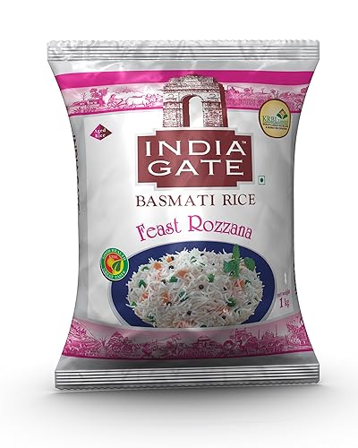 India Gate Bolsa de arroz Basmati, Feast Rozzana, 2.2 lbs