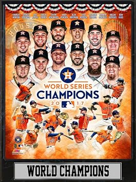 MLB Houston Astros Plaque, Black, 9x12