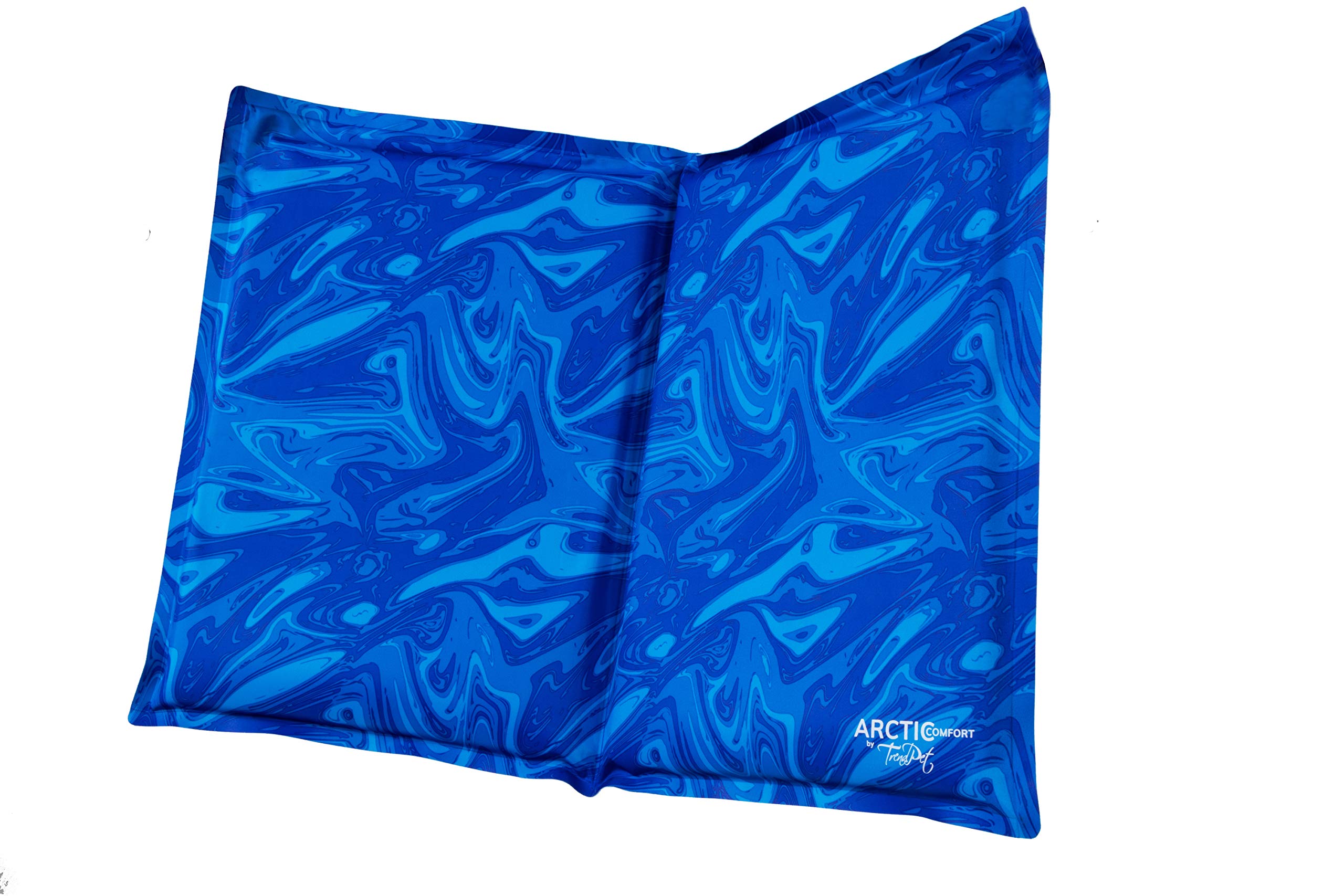 TrendPet Arctic Comfort - 20mm Premium Kühlmatte für Hunde, Hundekühlmatte, selbstkühlende Matte für Haustiere, 5 Größen, Extra dick (90x65cm)