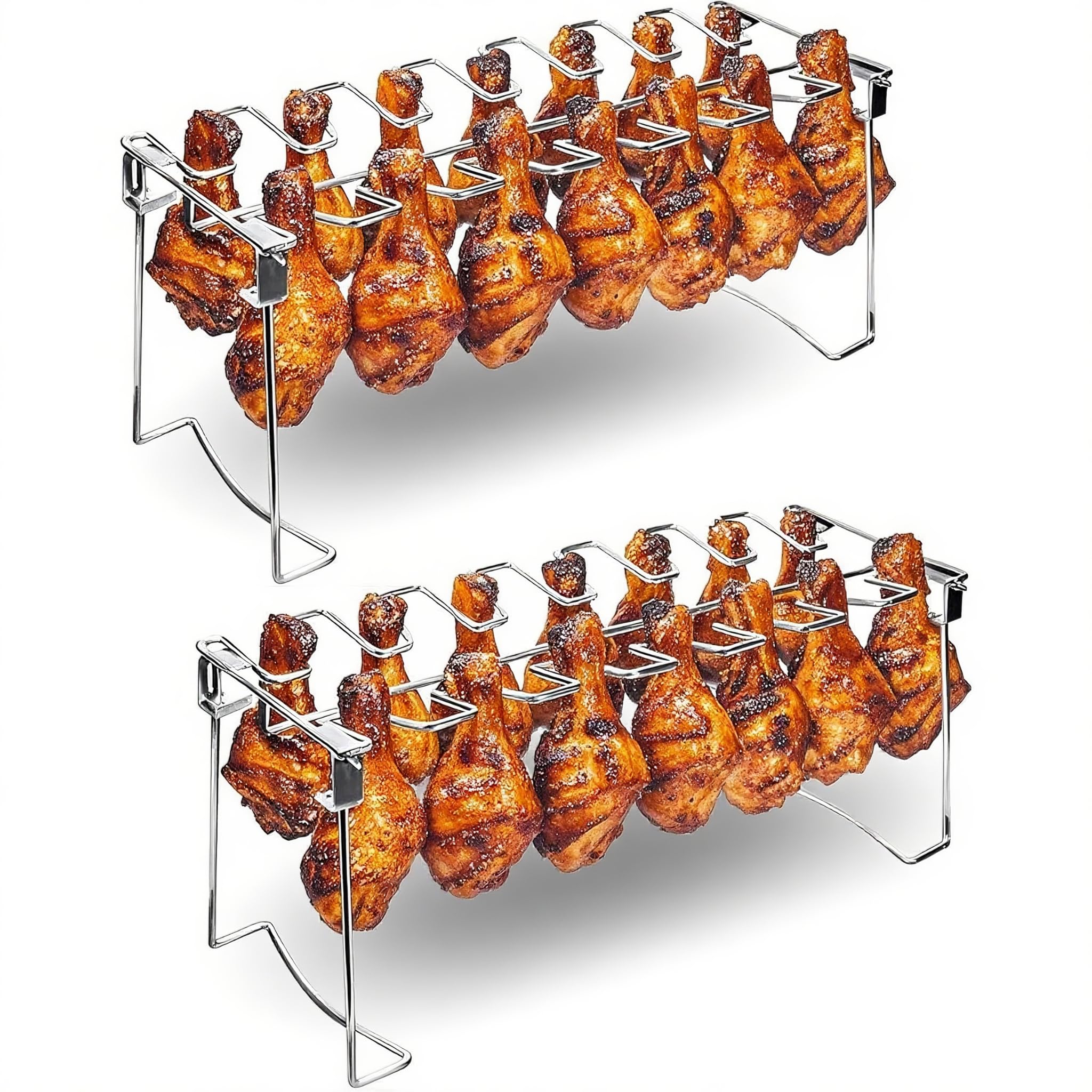 auisea Chicken Leg Rack for Grill 14 Slots