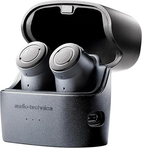 Miniatura 2 de Audio-Technica ATH-ANC300TW QuietPoint Auriculares intrauditivos inalámbricos con cancelación activa de ruido, color negro
