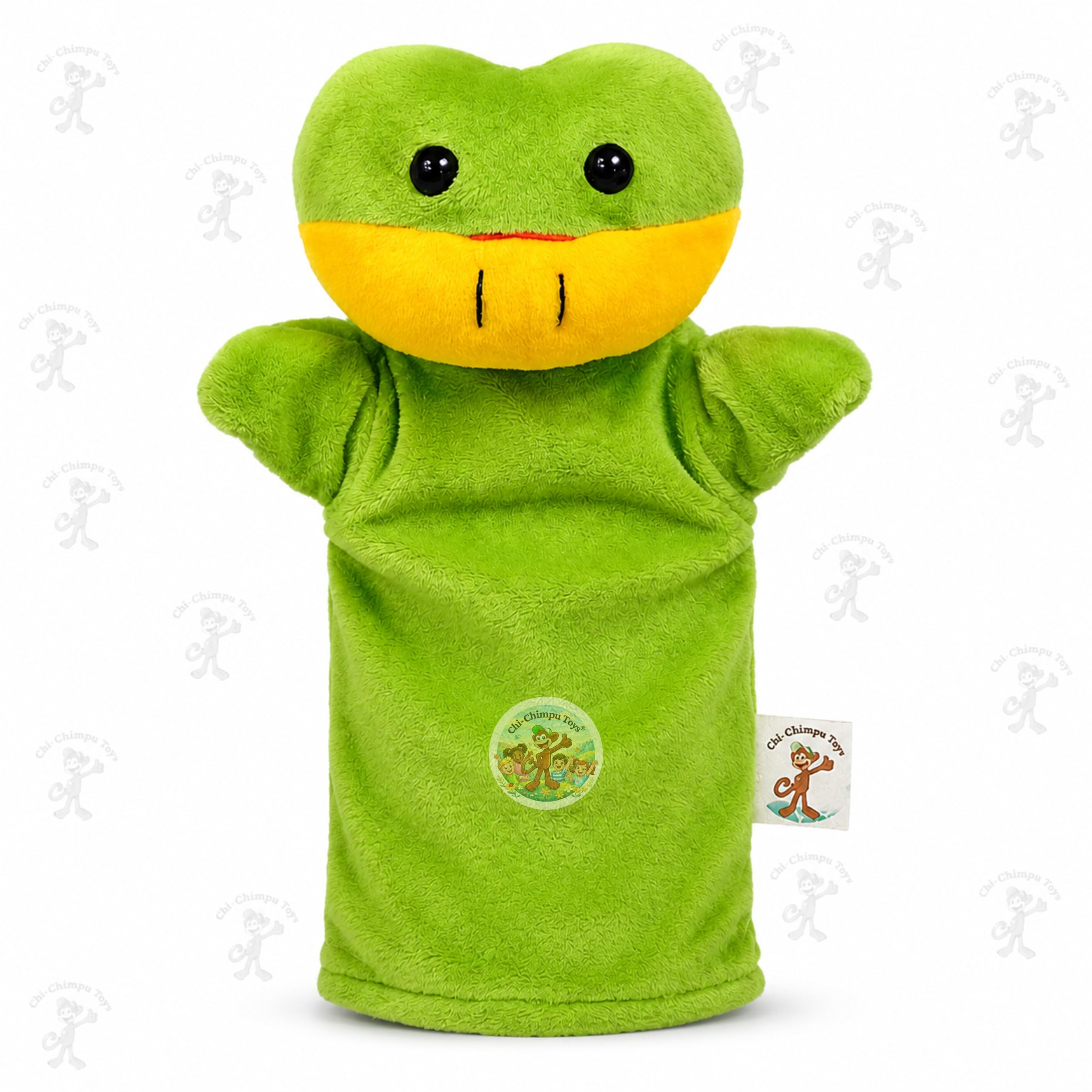 Frog Hand Puppet for Kids | Soft Plush Animal Puppet | Interactive Storytelling Toy-image-48