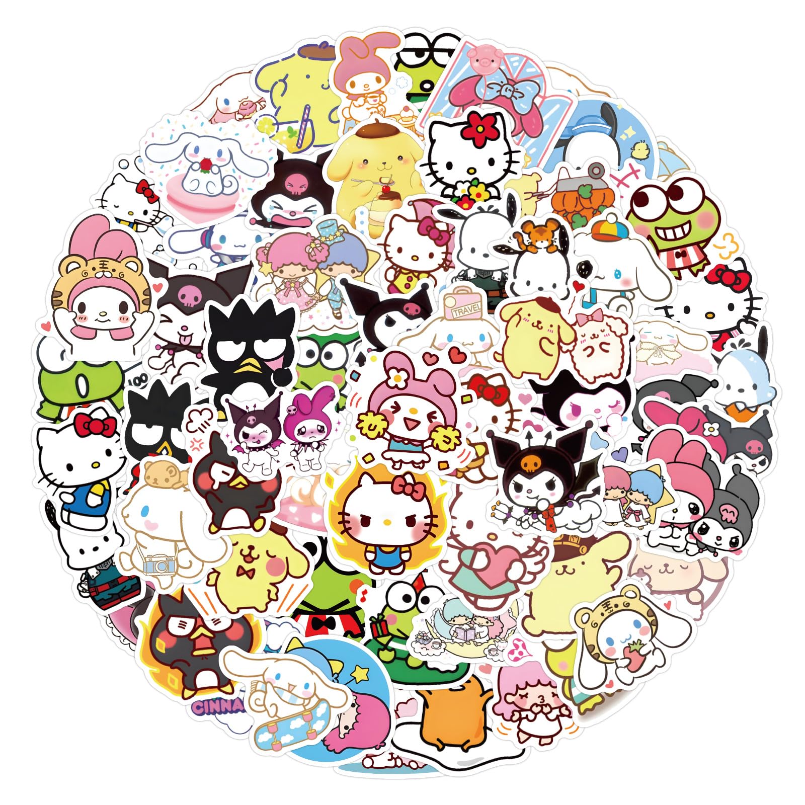 Amazon.co.jp: cheesecat かわいいシール セット漫画 ステッカー 防水
