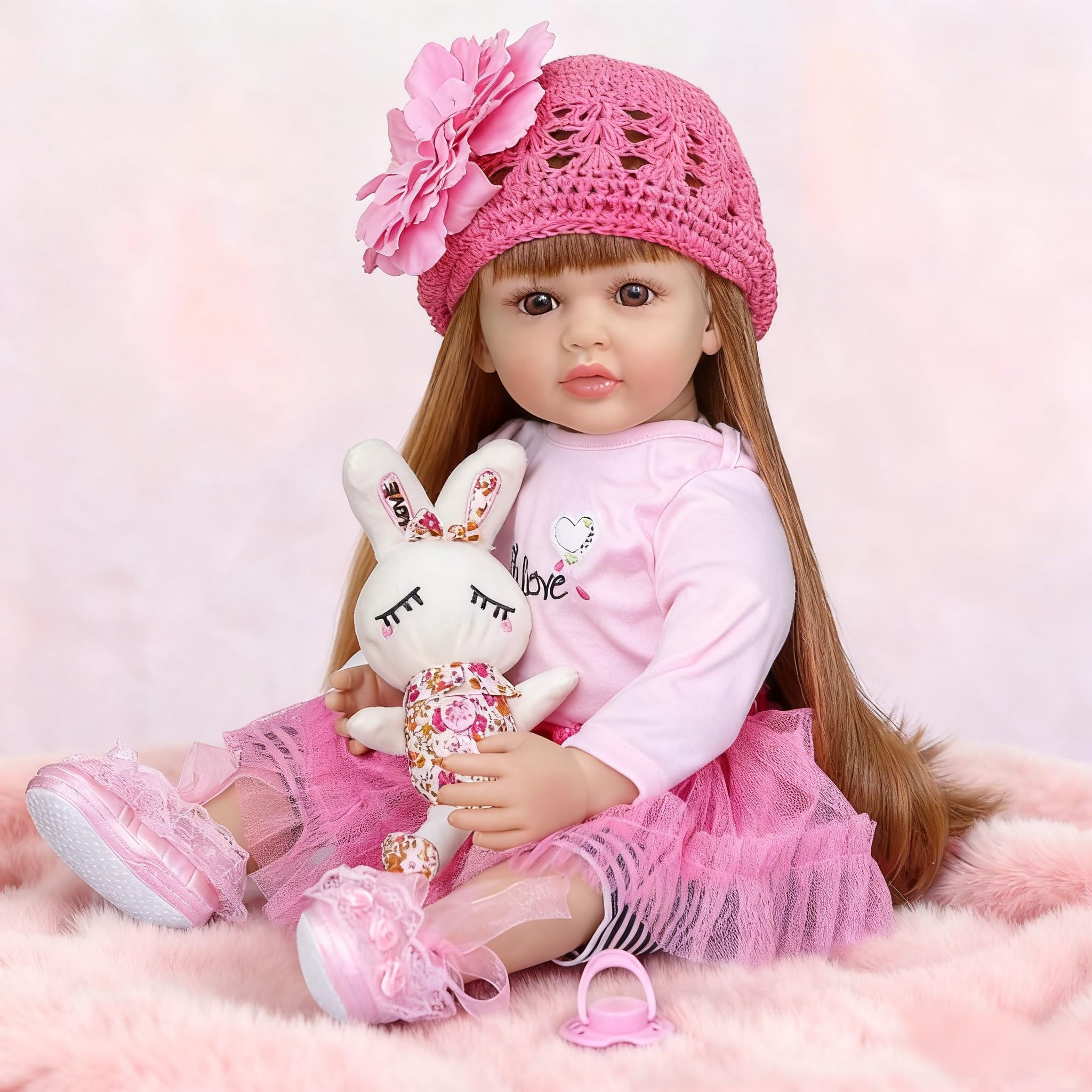 Amazon.com: iCradle 24inch 60cm Soft Silicone Reborn Baby Doll Toy