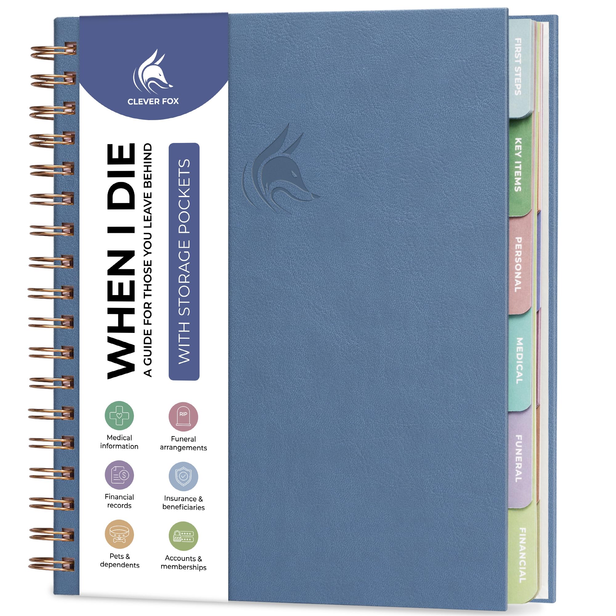 Clever Fox When I Die Organizer Binder