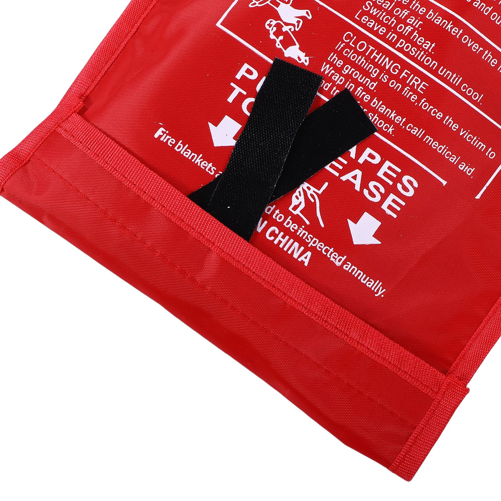 FTVOGUE Coperta Antifuoco in Fibra di Vetro 1m X 1m, Dimensioni Compatte, | Facile da usare, ottimo per grigliare, materiale durevole, standard di sicurezza approvati