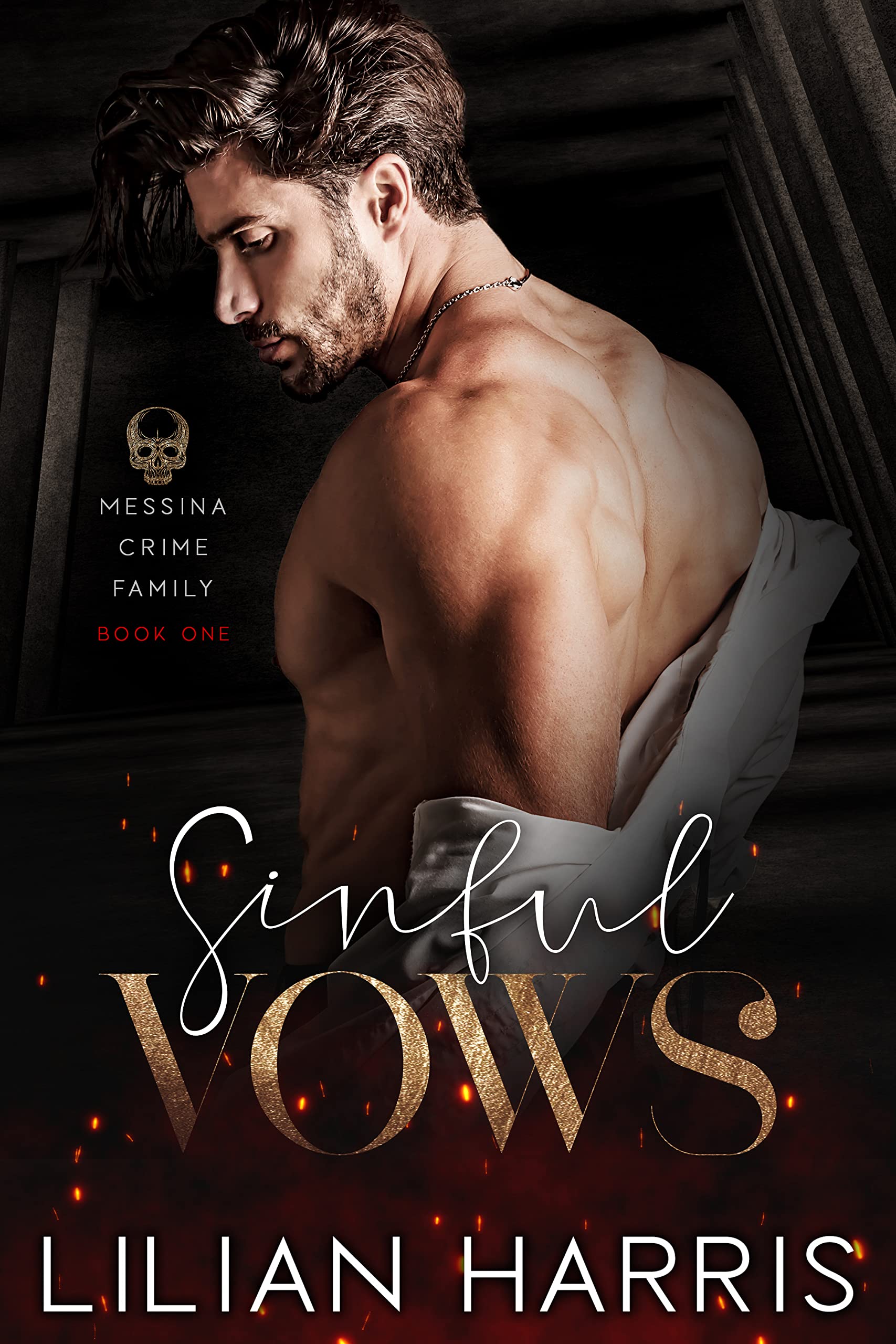 Sinful Vows: A Dark Single Dad Enemies to Lovers Mafia Romance (Messina Crime Family Book 1)