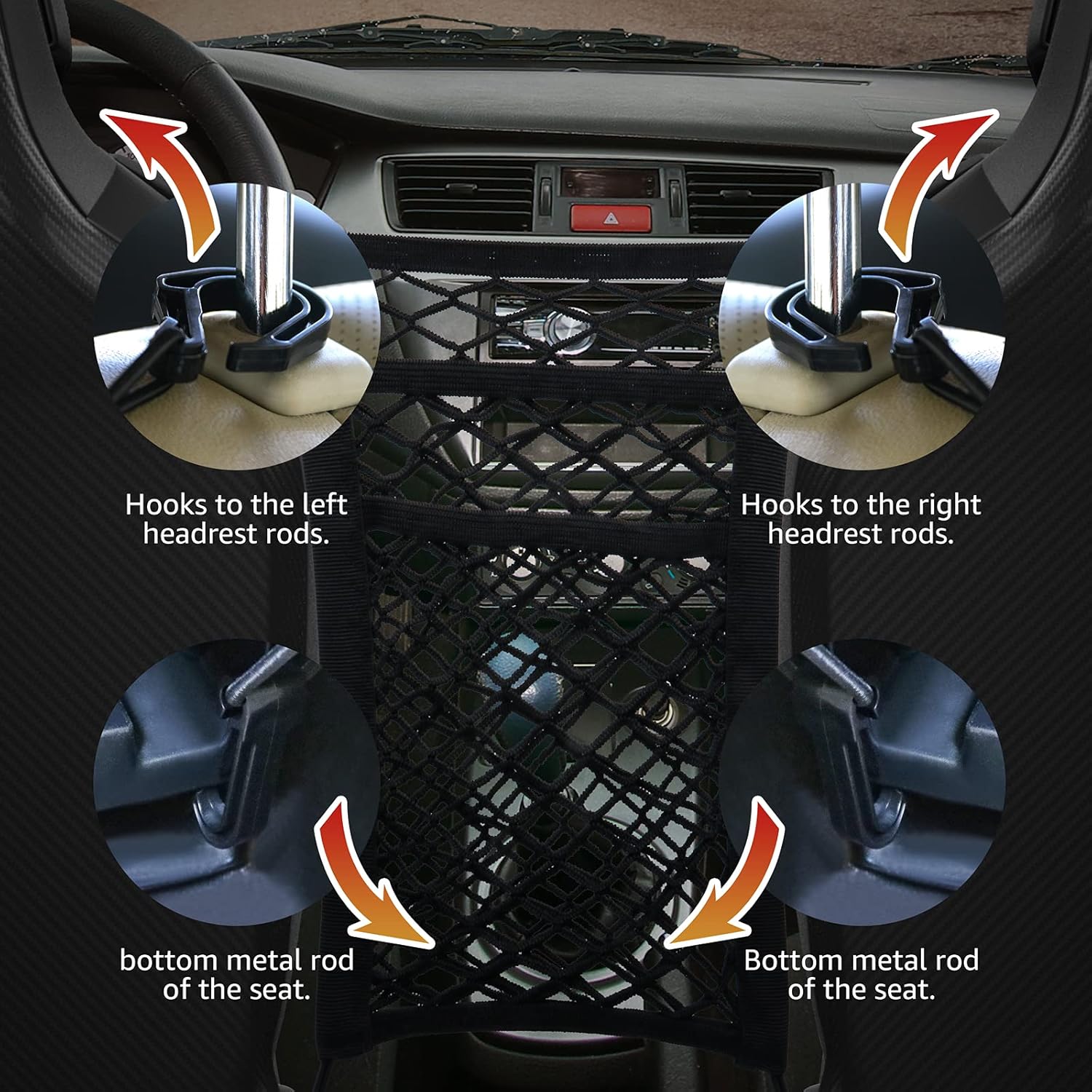 3 Layer Organizer Universal Elasticity Backseat Photo