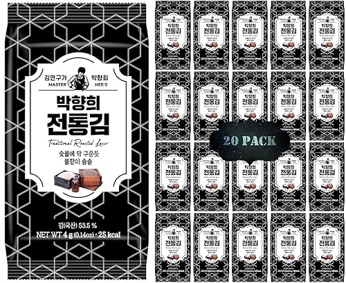 MASTER HEE'S COREANA TRADICIONAL DE ALGAS DE MAR, APOYO DE ALGAS MARINAS, CHIP DE ALGAS DE MAR, Aperitivo perfecto para dieta cetogénica, dieta