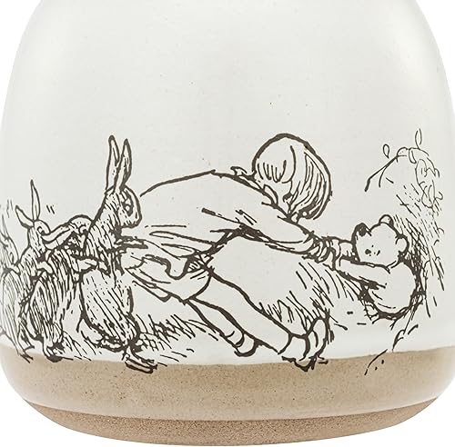 Miniatura 9 de DEMDACO Heartful Home by Tracy Pesche Collection - Tarro pequeño de cerámica con tapa de corcho, diseño de corazón rojo, puntos y rayas negras, 4.5