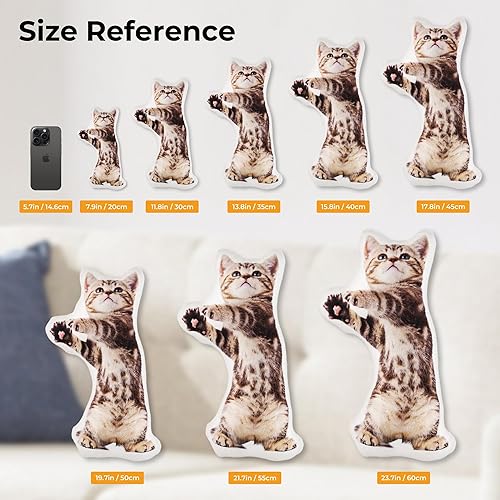 Miniatura 6 de Almohadas personalizadas con imágenes, almohada personalizada para mascotas, perros, gatos, para amantes de las mascotas, regalos divertidos