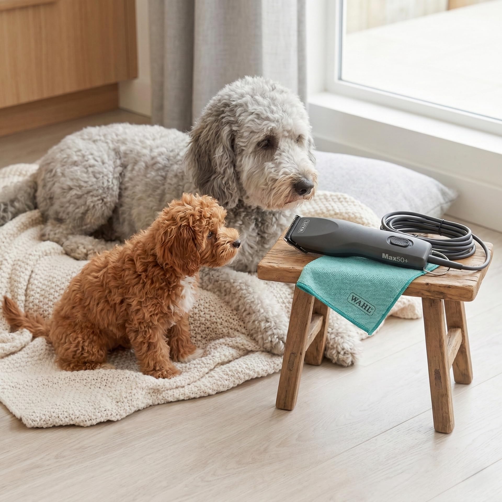 Agrarzone Edition Wahl Max 50+ tosatrice cani e gatti - Potente e silenziosa con 2 velocità, Set rialzi incluso - Moser Max 50 ideale per tutti i tipi di pelo, Professionale e made in Germany