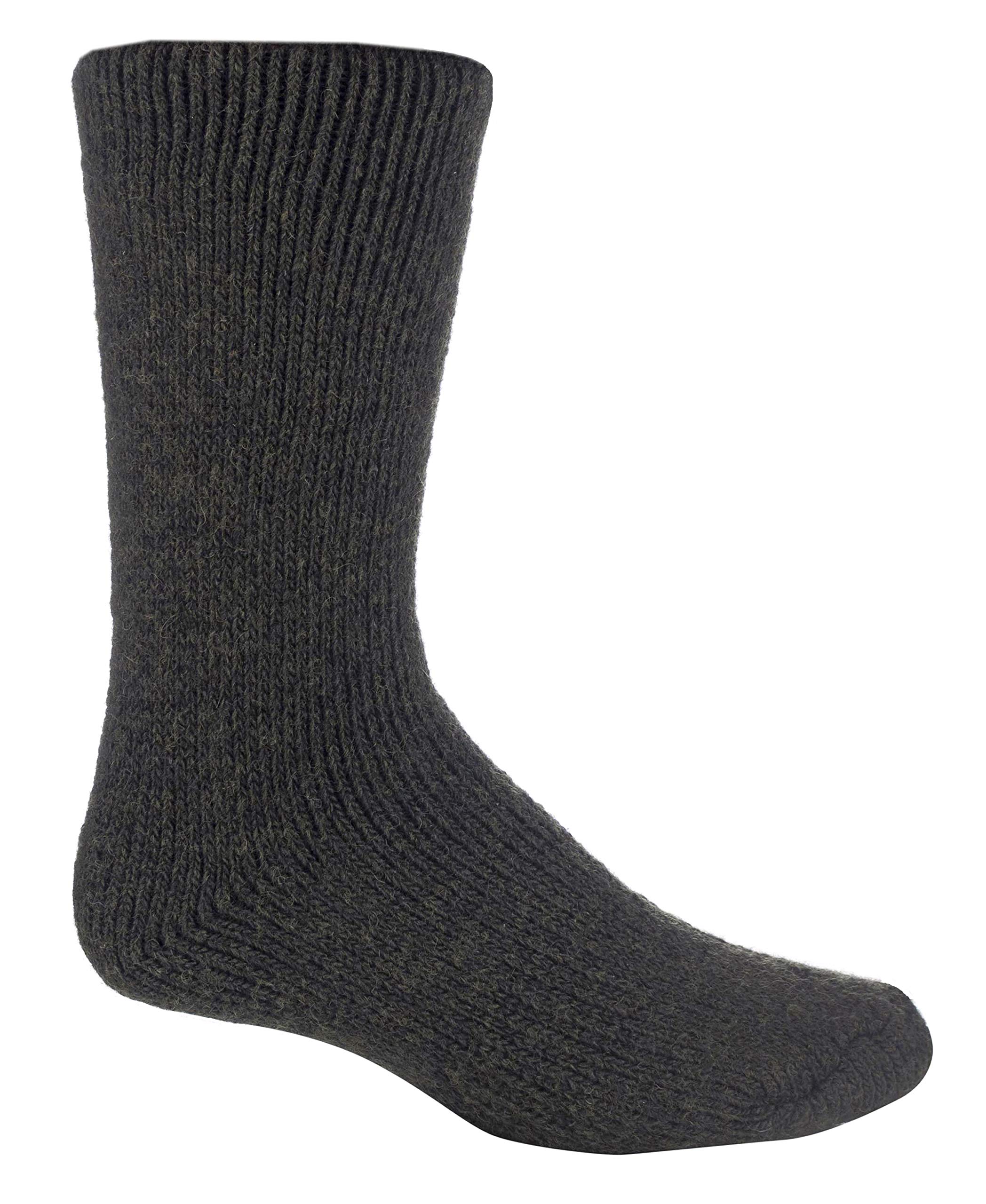 Heat Holders Men's Charcoal (S.wool) - Thick Heavy Winter Warm 2.7 Tog Short Thermal Wool Rich Socks (6-11 Uk, )