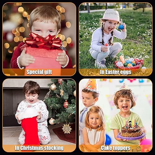 Miniatura 6 de Juego de 42 mini figuras de acción de superhéroes, aventuras, juego de juguetes de héroe de dinosaurio, ideal para Navidad, huevos de Pascua,